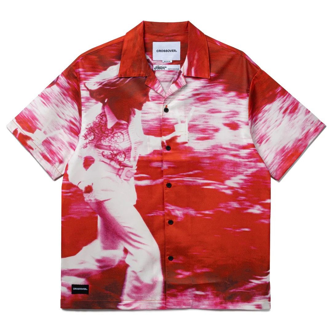 Band Tees The Chemical Brothers Full Print Button Up Hawaiian Shirt Size US L / EU 52-54 / 3 - 1 Thumbnail