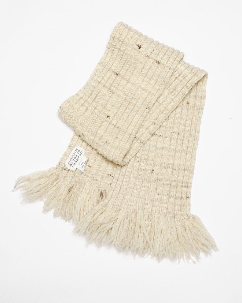 Maison Margiela Martin Margiela Line 10 Miss Deanna Oversized Wool Scarf Size ONE SIZE - 1 Thumbnail