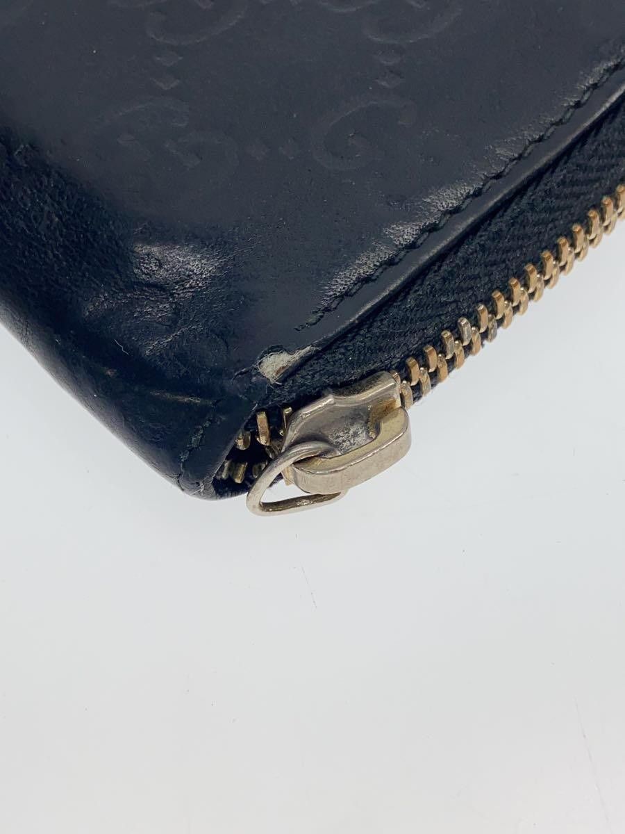 Gucci Gucci Guccissima Leather Monogram Coin Case Black Size ONE SIZE - 5 Thumbnail