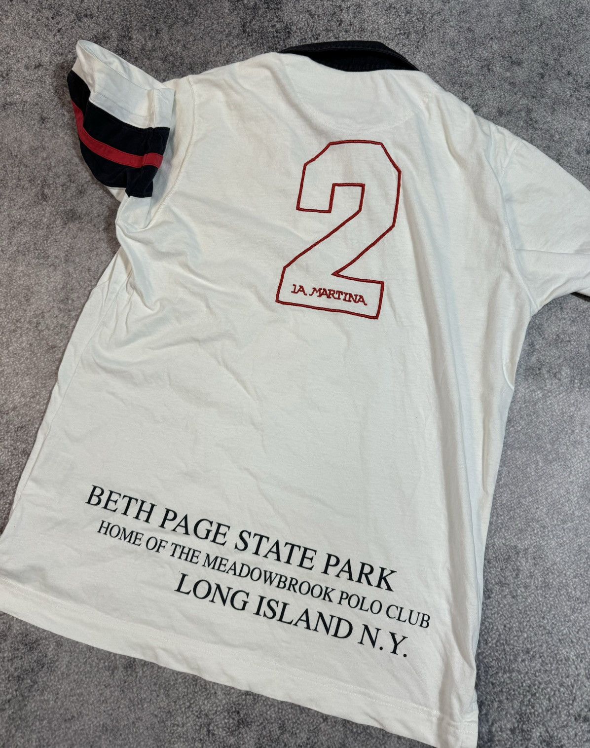 La Martina × Vintage Y2K La Martina Polo USA Big Logo Streetwear Style Rare M VTg Size US M / EU 48-50 / 2 - 6 Thumbnail