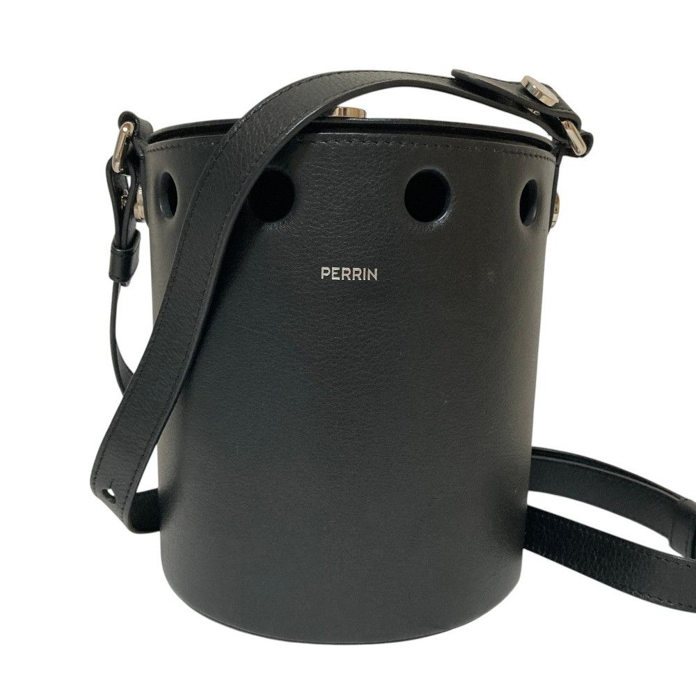 Other Other Perrin Paris Half-Cylinder Leather Shoulder Bag Leather Crossbody Bag DUTY FREE for USA Size ONE SIZE - 1 Thumbnail