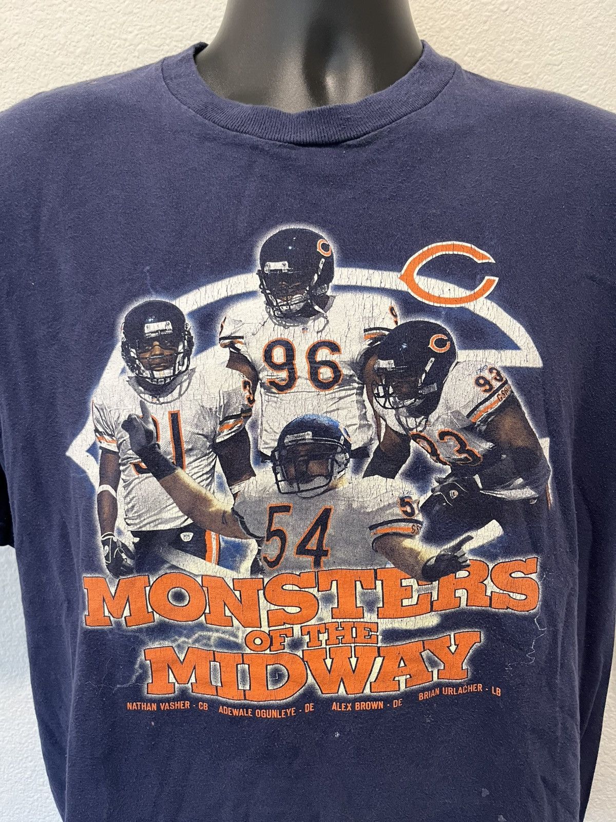 NFL × Vintage 90s Chicago bears football shirt Size US XL / EU 56 / 4 - 3 Thumbnail