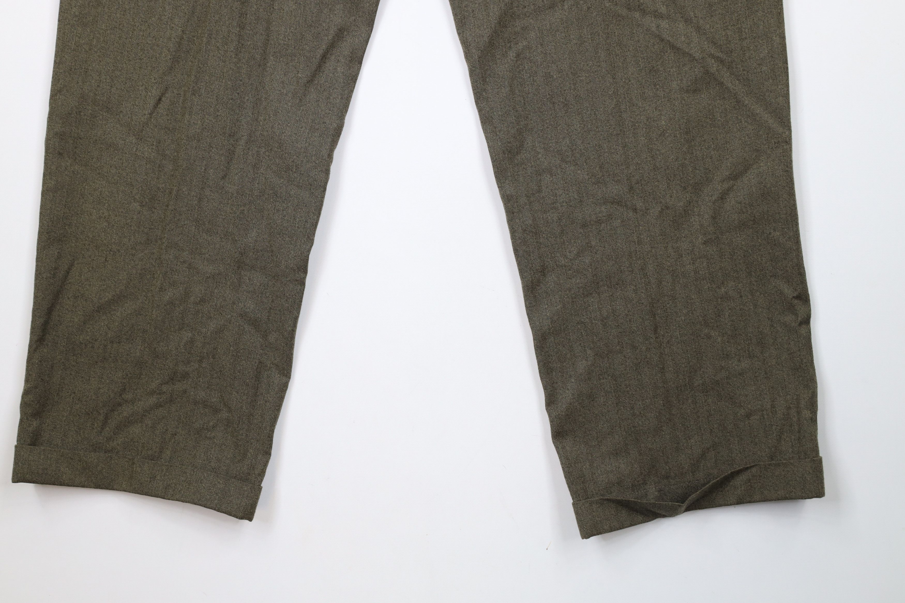 Vintage Vintage 90s Streetwear Herringbone Wide Leg Chino Pants Size US 36 / EU 52 - 13 Thumbnail