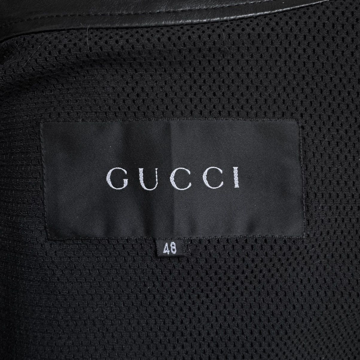 Gucci Gucci By Tom Ford SS1999 Cropped Lamb Leather Blouson Jacket Size US M / EU 48-50 / 2 - 12 Thumbnail