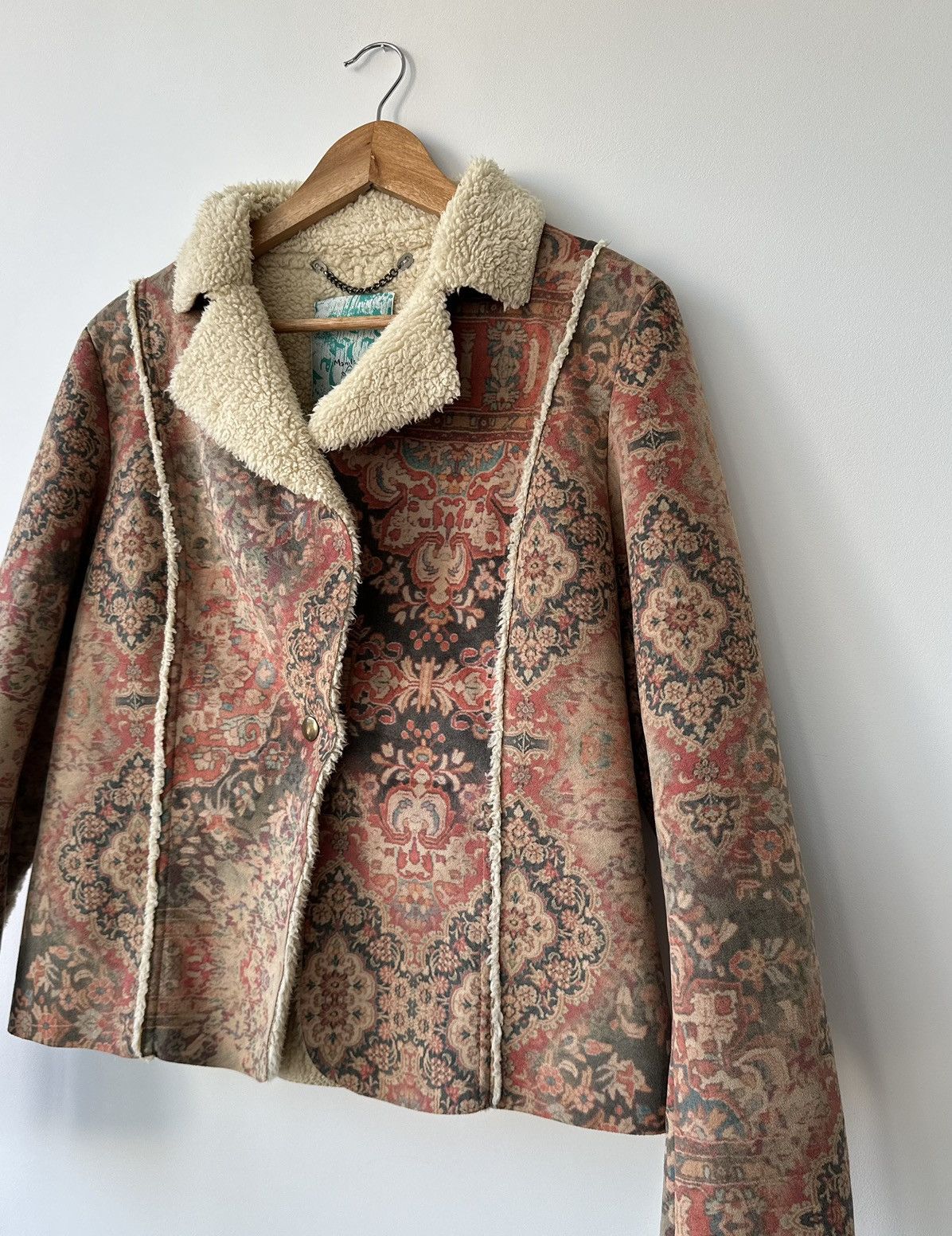 Other Manila Grace Luxury Fur Jacket Coat Sherpa Women's Size 44 Size M / US 6-8 / IT 42-44 - 4 Thumbnail