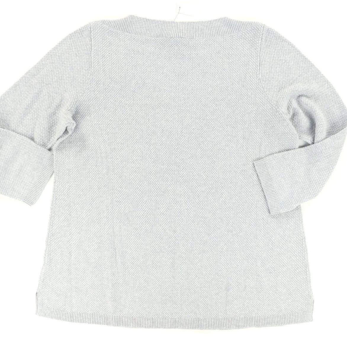 Talbots Talbots Woven Solid Long Sleeve Sweatshirt Gray Women's 2X Shirt Size XXL / US 16-18 / IT 52-54 - 4 Thumbnail