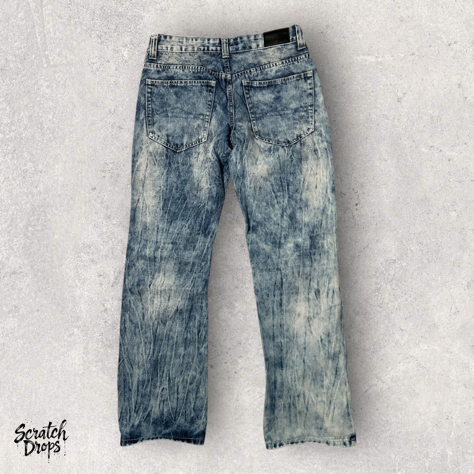 Other Vintage Y2K Diamond Dollars Ripped Jeans Size 30x30 Denim Size 30" / US 8 / IT 44 - 4 Thumbnail
