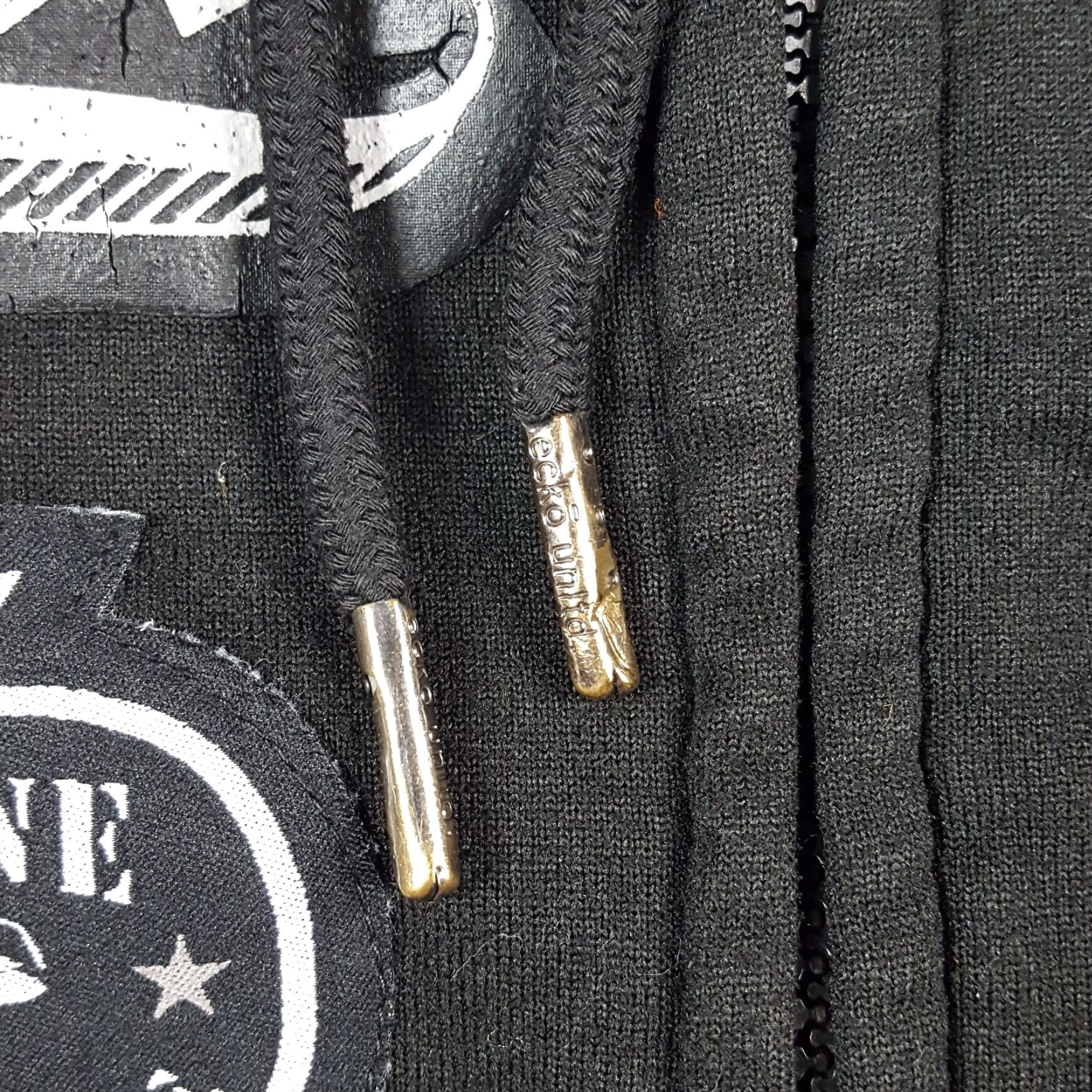 Ecko Unltd. VINTAGE Ecko Unltd Hoodie Black Small Y2K 90s Grunge Hooded Pullover Mens Size US S / EU 44-46 / 1 - 5 Thumbnail