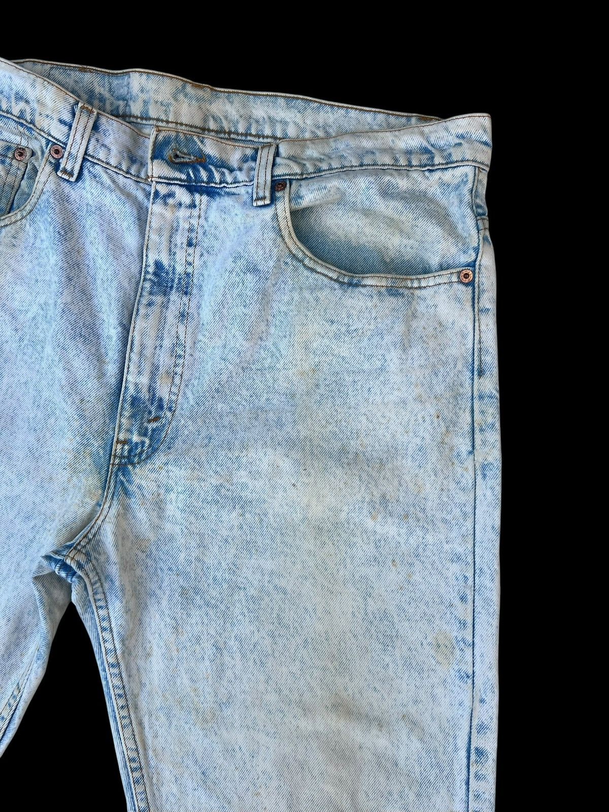 Levi's Dirty Mud Vintage Levi's 505 Stains Acid Wash Denim Jeans Size US 36 / EU 52 - 11 Thumbnail