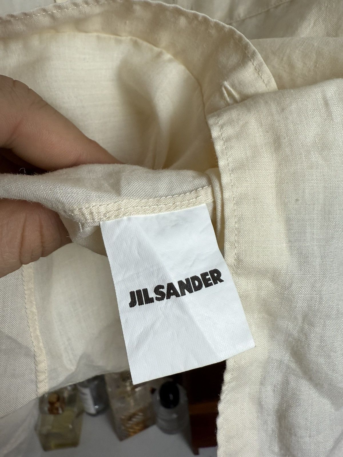 Designer × Jil Sander × Vintage Vintage y2k Jil Sander cream longsleeve shirt M designer 00s Size M / US 6-8 / IT 42-44 - 5 Thumbnail