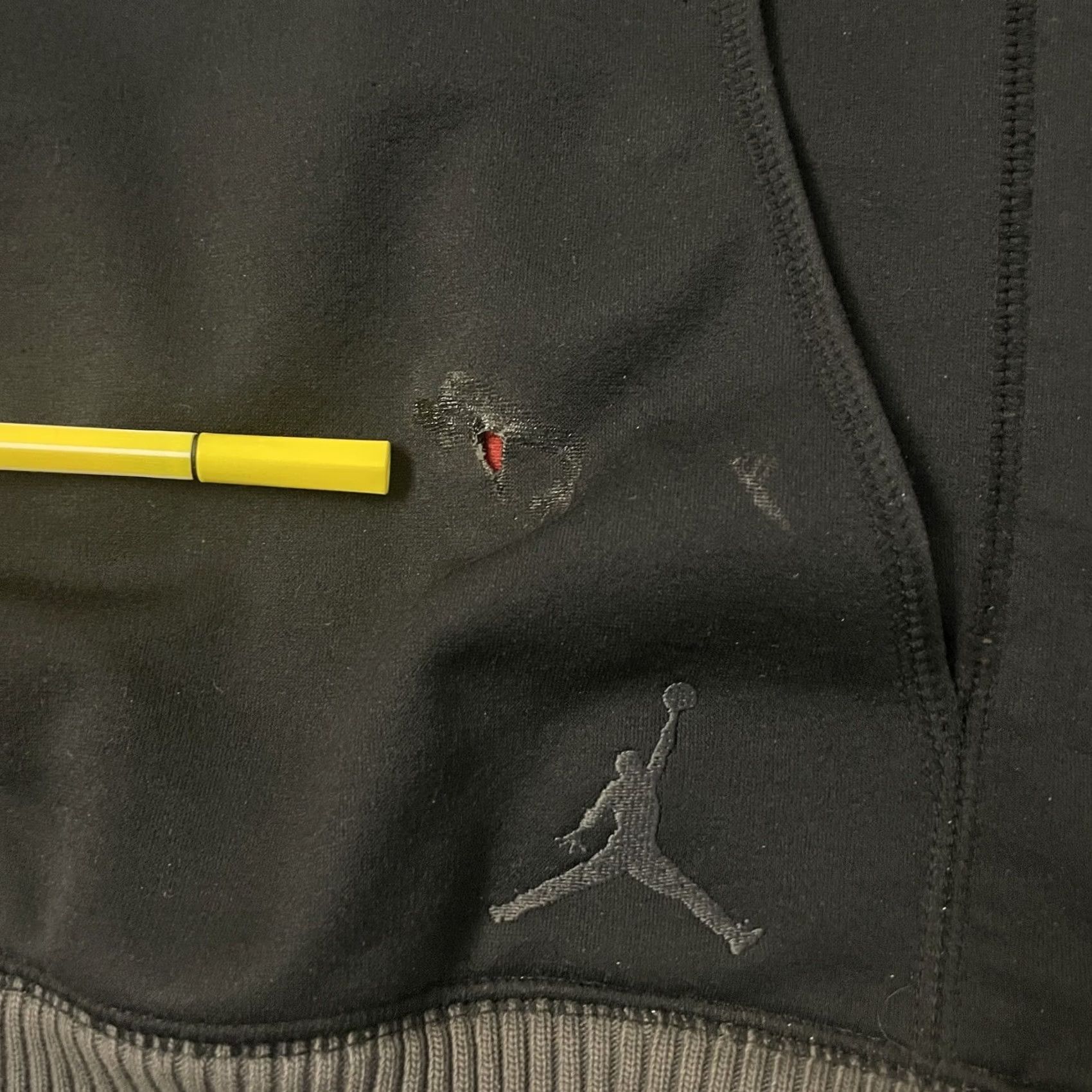 Jordan Brand Air Jordan Sweatshirt Adult XL Black Flight Jumpman Full Zip Size US XL / EU 56 / 4 - 2 Thumbnail