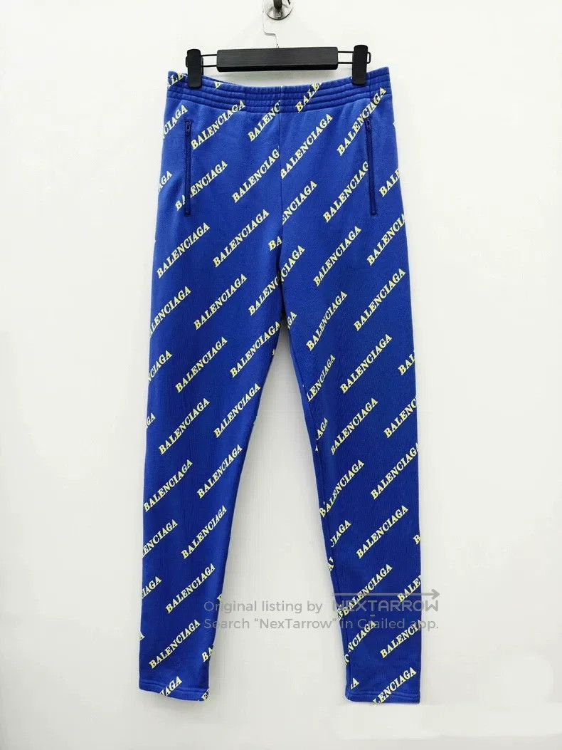 Balenciaga Balenciaga size M Blue Barrage Sweatpants Size US 27 - 1 Thumbnail