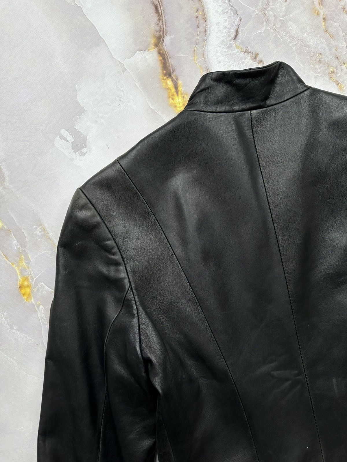 Japanese Brand Vintage Leather Jacket Size S / US 4 / IT 40 - 9 Thumbnail
