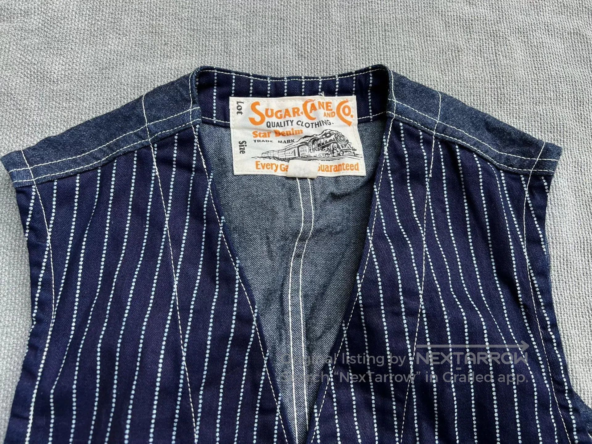Sugar Cane Sugar Cane Wabash Work Vest. Size US S / EU 44-46 / 1 - 2 Thumbnail
