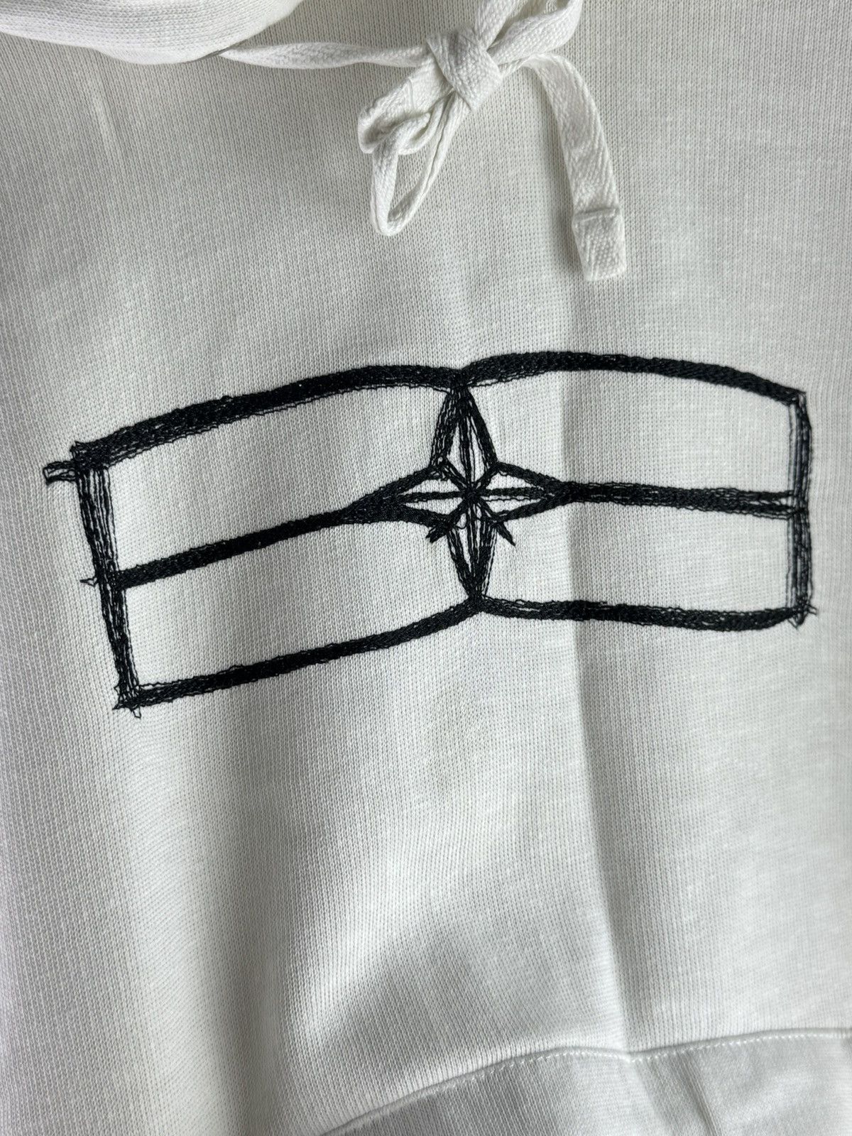 Stone Island Stone Island Denims White Hoodie Size US M / EU 48-50 / 2 - 3 Thumbnail