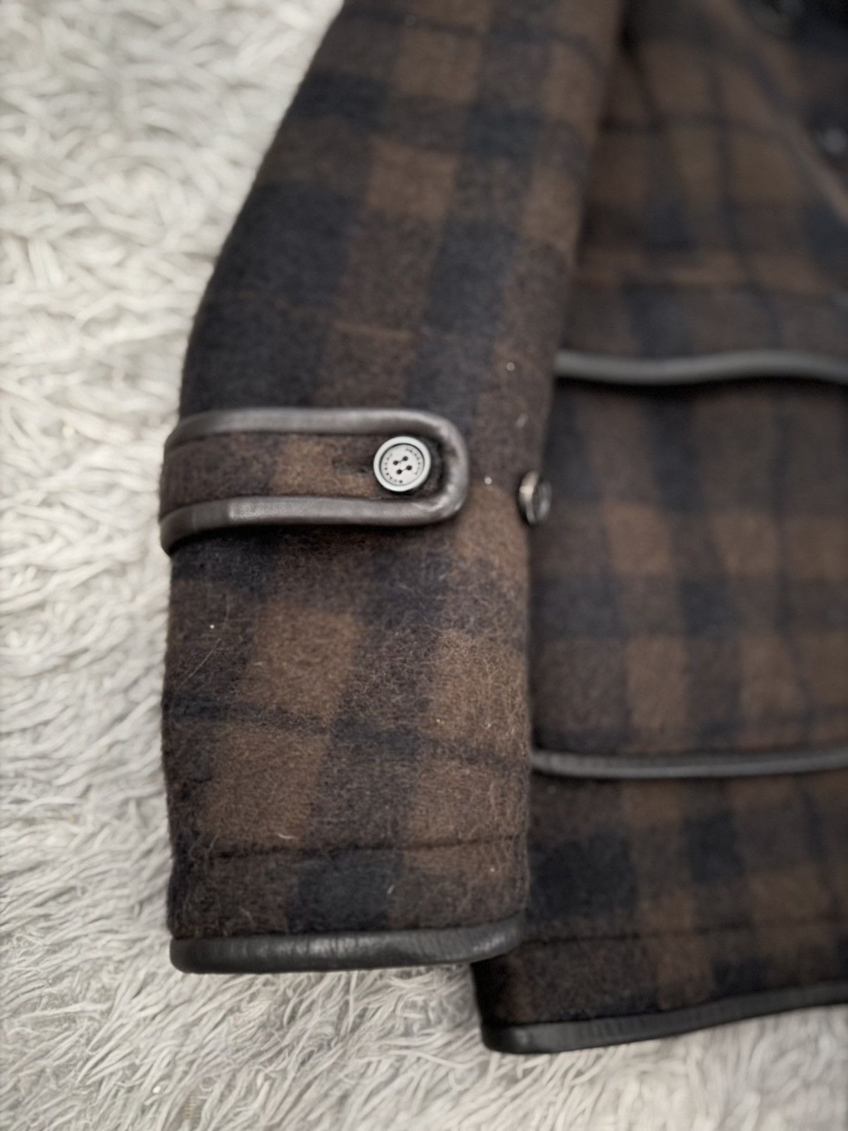Burberry Prorsum AW11 runway shearling coat Size US L / EU 52-54 / 3 - 6 Thumbnail