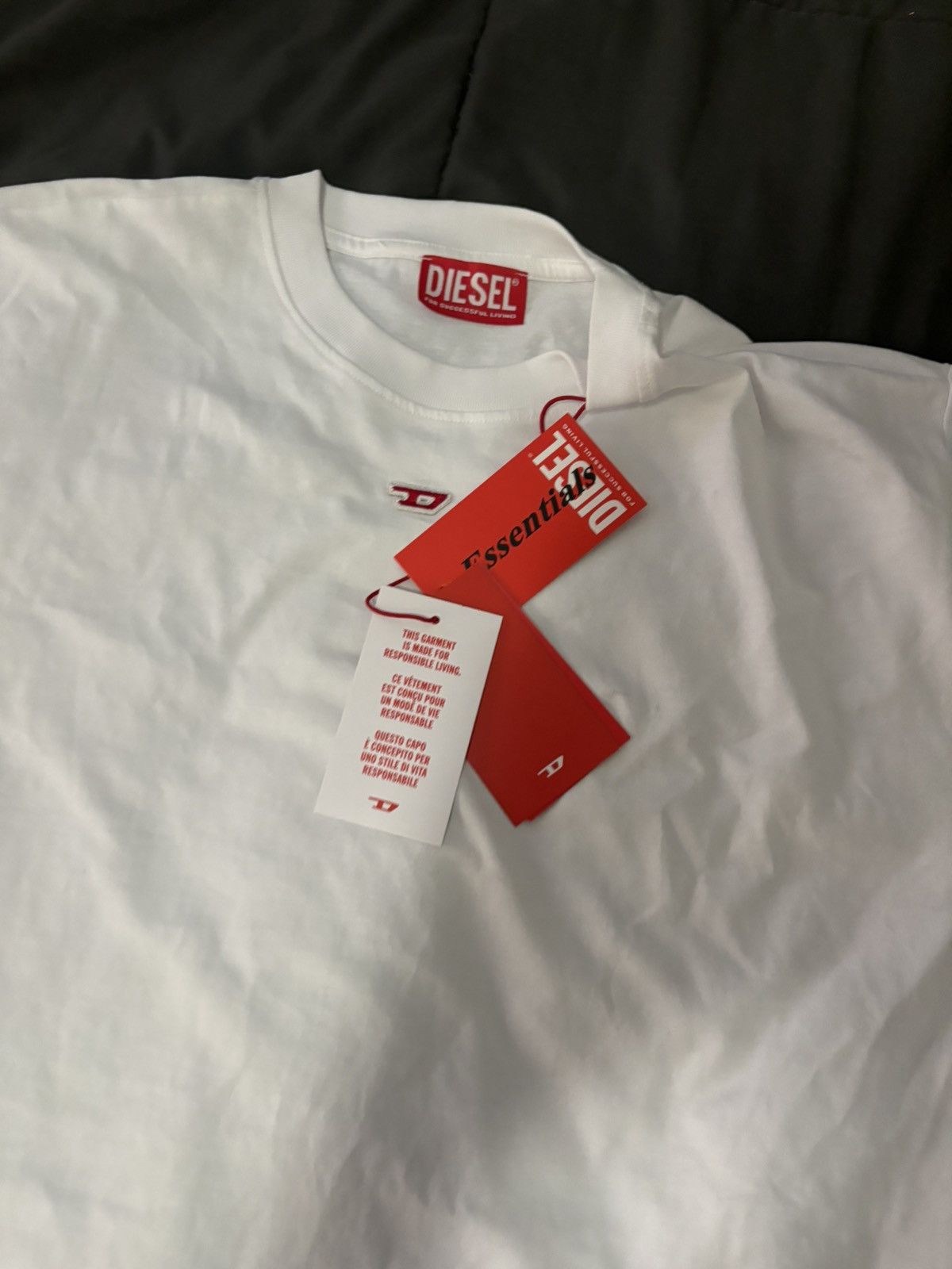 Diesel Diesel tee shirt white brand new Size US L / EU 52-54 / 3 - 2 Thumbnail