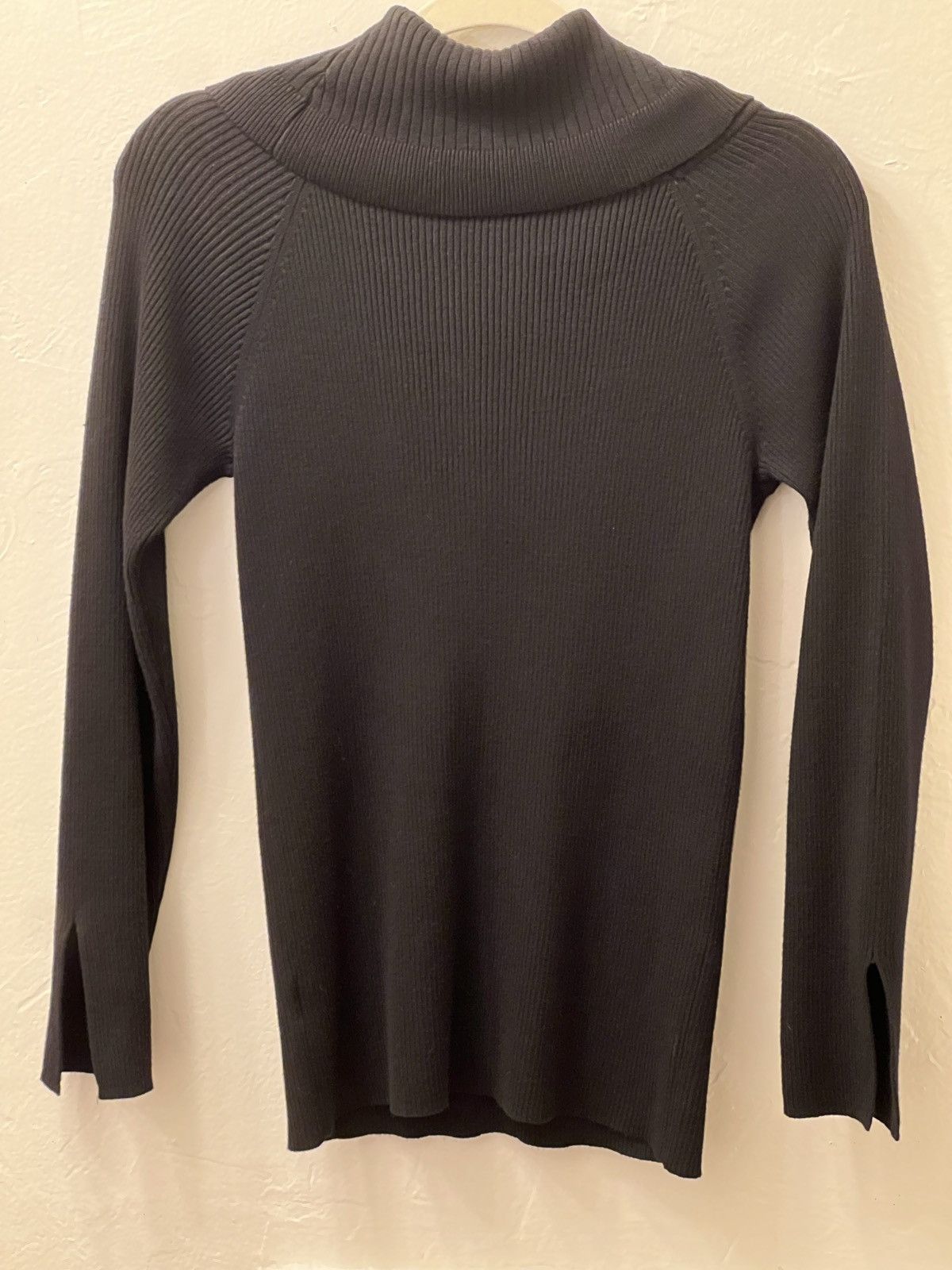 Other Black Off-the-Shoulder/ Cowl-Neck Sweater Size L / US 10 / IT 46 - 6 Thumbnail
