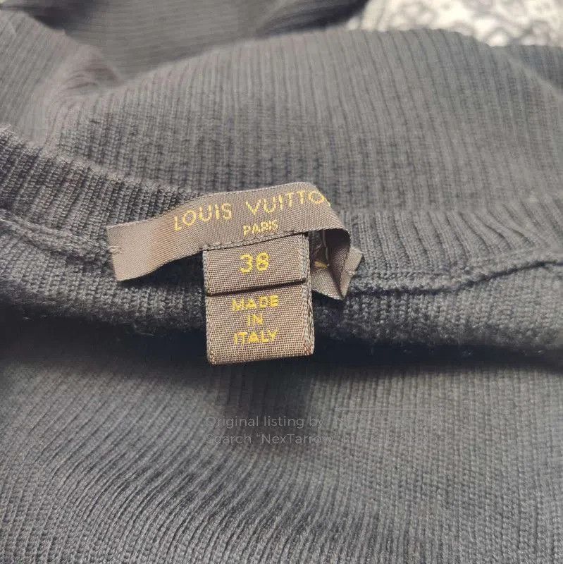 Louis Vuitton Louis Vuitton Colorblocked Wool Silk Dress. Size US 38 / EU 54 - 4 Thumbnail