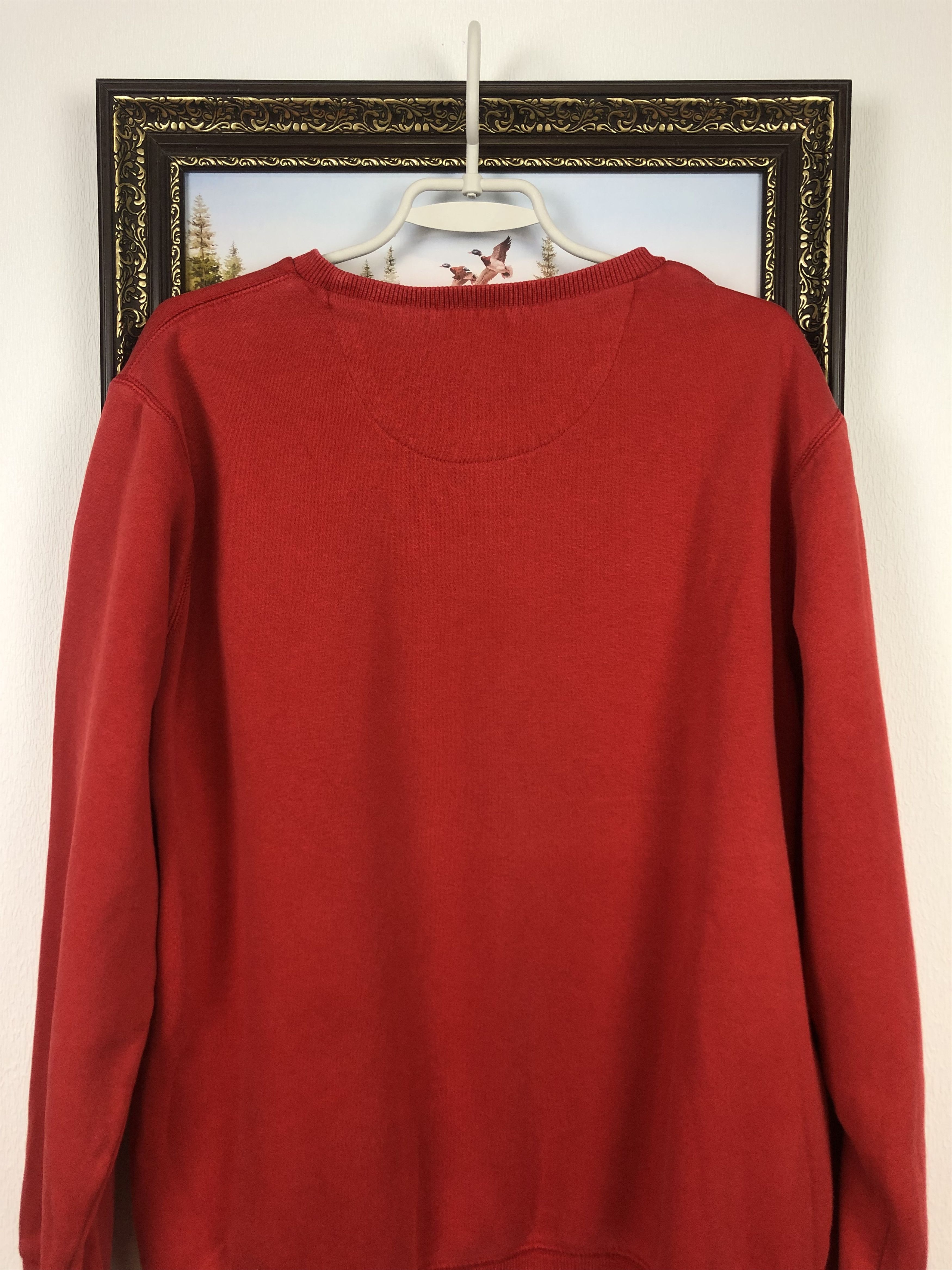 Vintage Vintage Nike Red Big Logo Sweatshirt Rare Hype Size US L / EU 52-54 / 3 - 12 Thumbnail