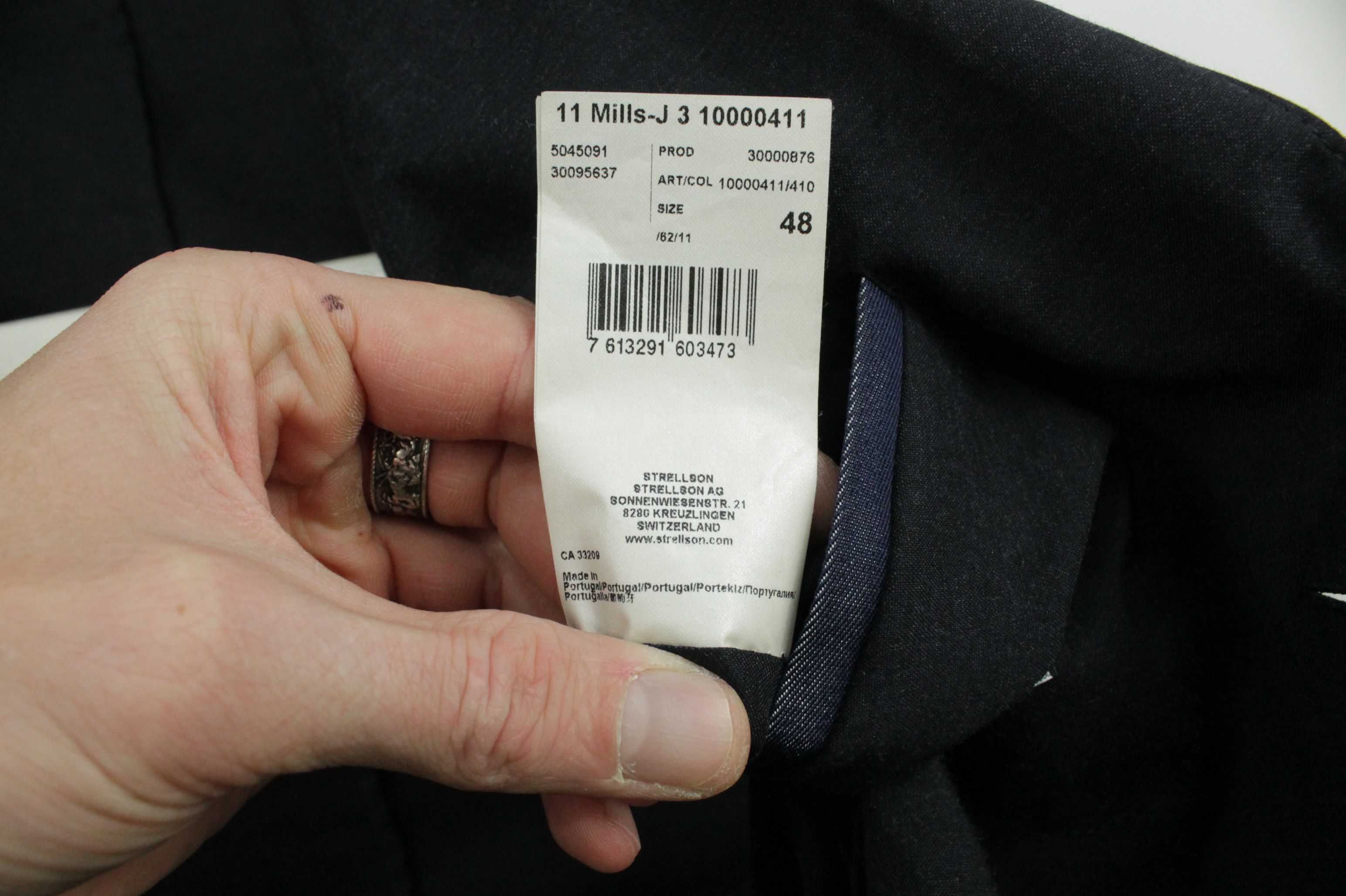 Strellson Strellson Mills-J Light Stretch Wool Blend Suit Men's Size 38R - 9 Thumbnail