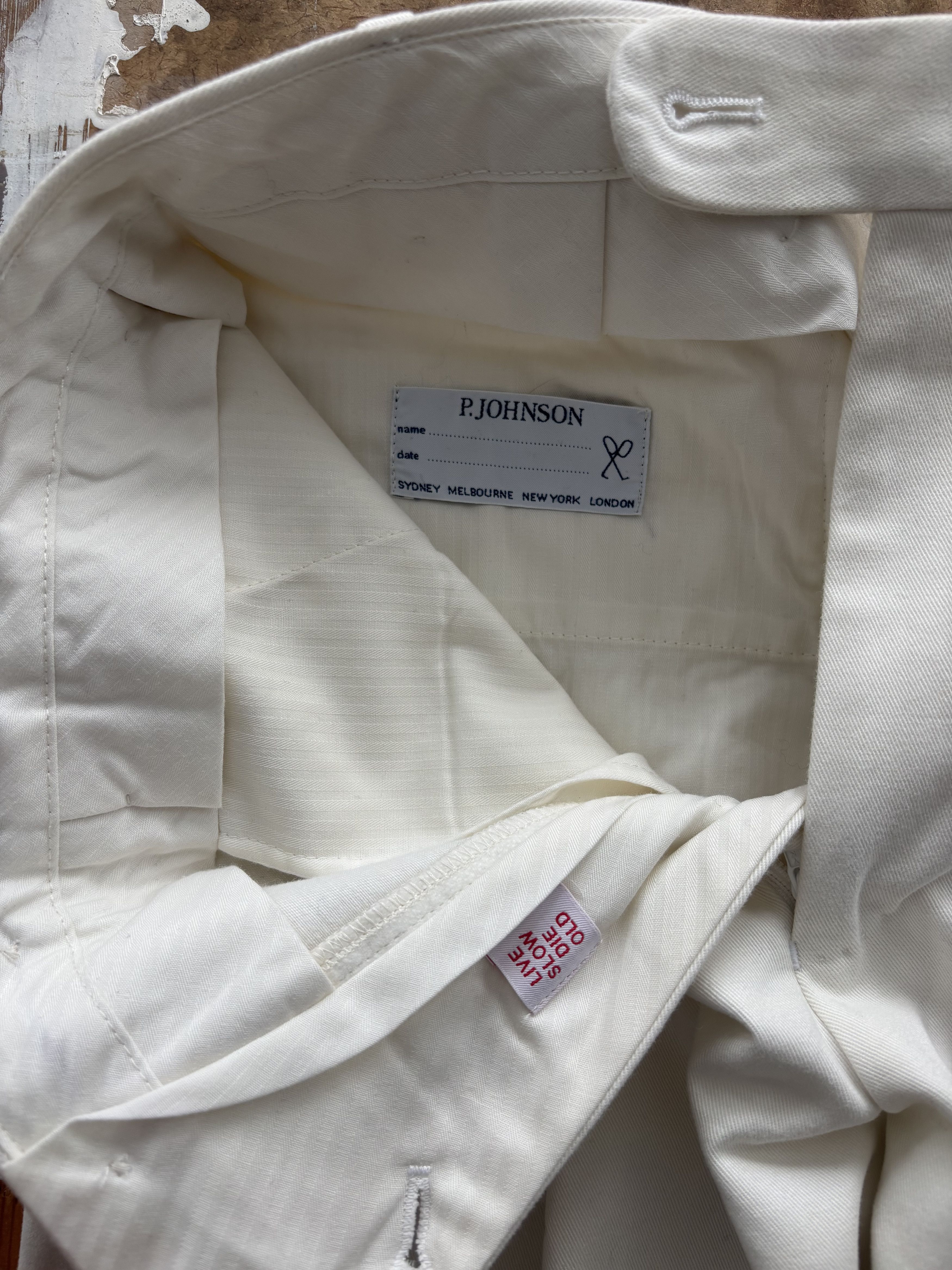 P. Johnson LOT OF 3x MTM Trousers Size 46R - 5 Thumbnail