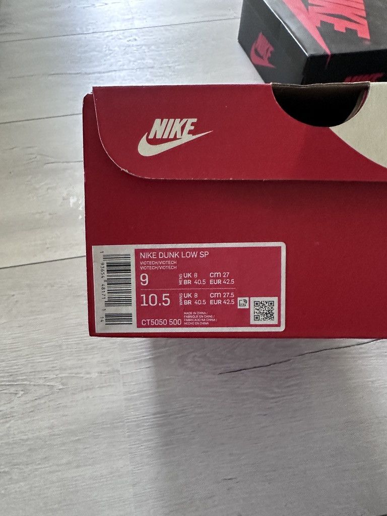 Nike Nike Dunk Low SP Viotech Size US 9 / EU 42 - 8 Thumbnail