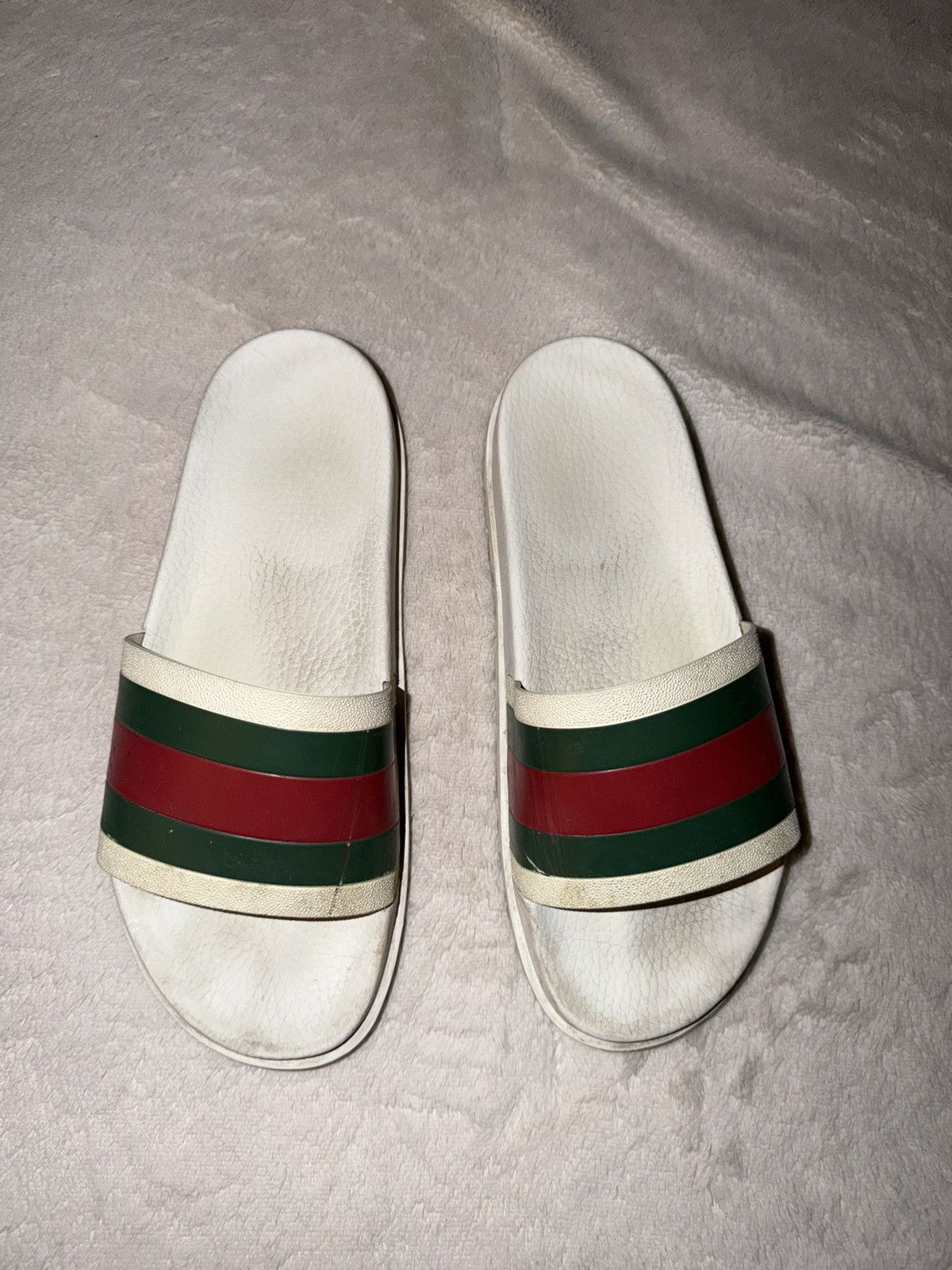 Gucci Gucci rubber Slides Size US 11 / EU 44 - 1 Thumbnail