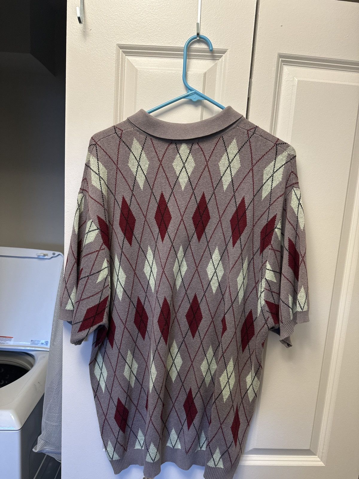 Supreme Supreme argyle polo grey Size US XL / EU 56 / 4 - 3 Thumbnail
