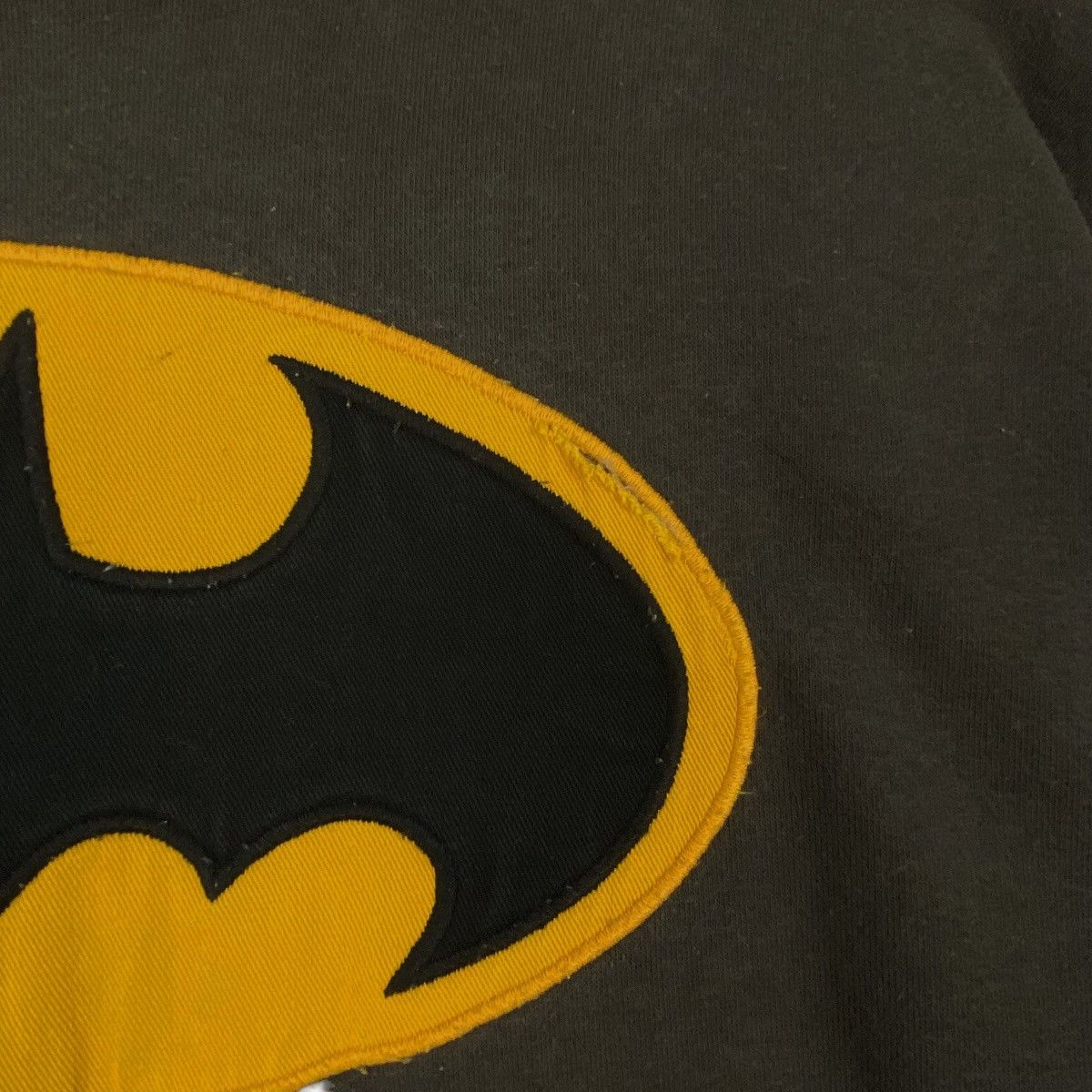 Gap × Vintage Vintage GAP Batman Kids Hoodie Big Logo Embroidered Brown Size US XXL / EU 58 / 5 - 5 Thumbnail
