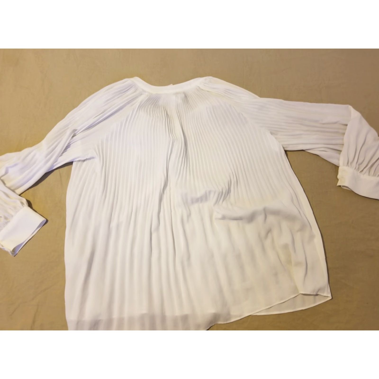 Vintage Chico's Shirt Blouse Womens 1 White Long Sleeve Size XS / US 0-2 / IT 36-38 - 8 Thumbnail