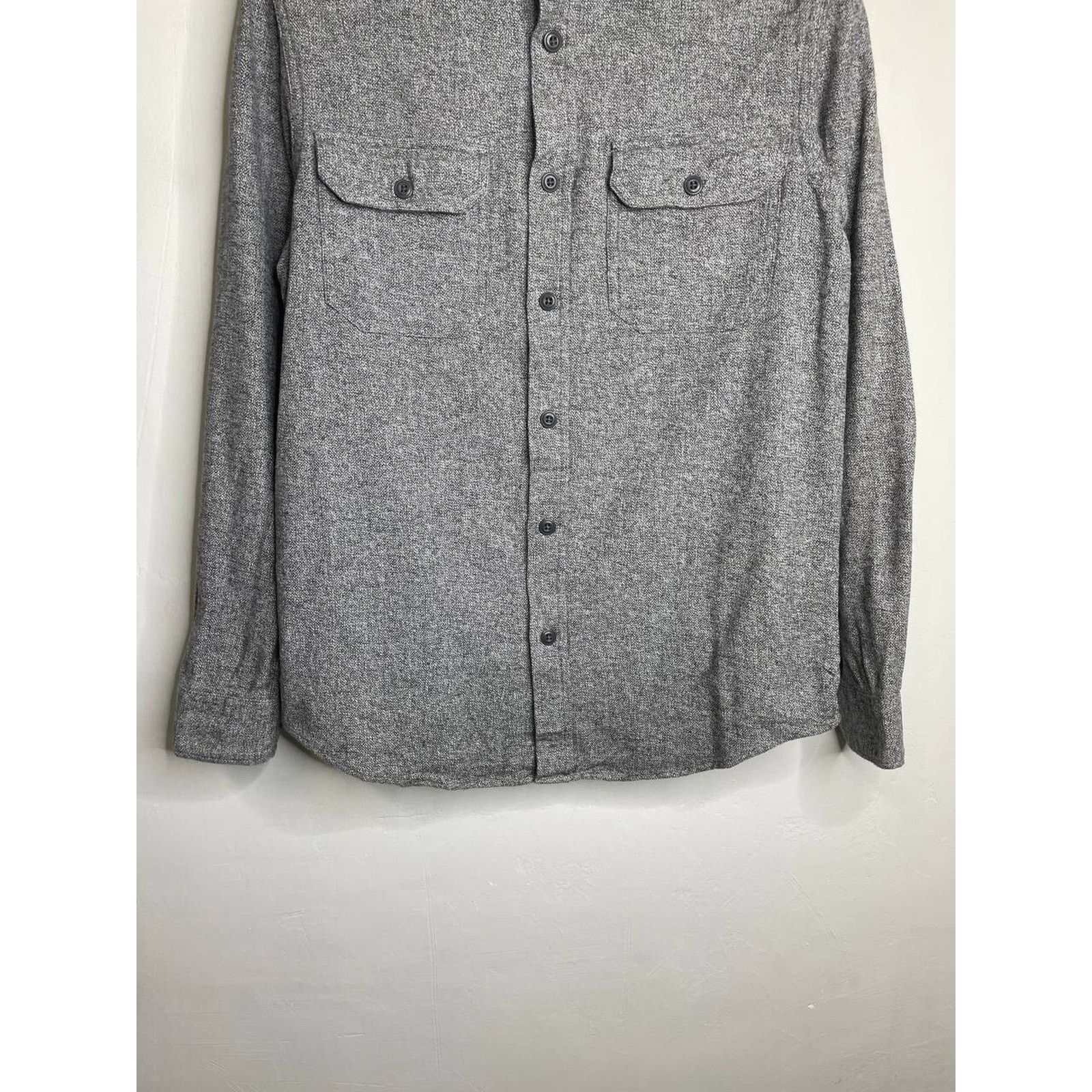 Old Navy Vintage Old Navy Gray Textured Shirt Jacket Fit S Workwear Size US S / EU 44-46 / 1 - 2 Thumbnail