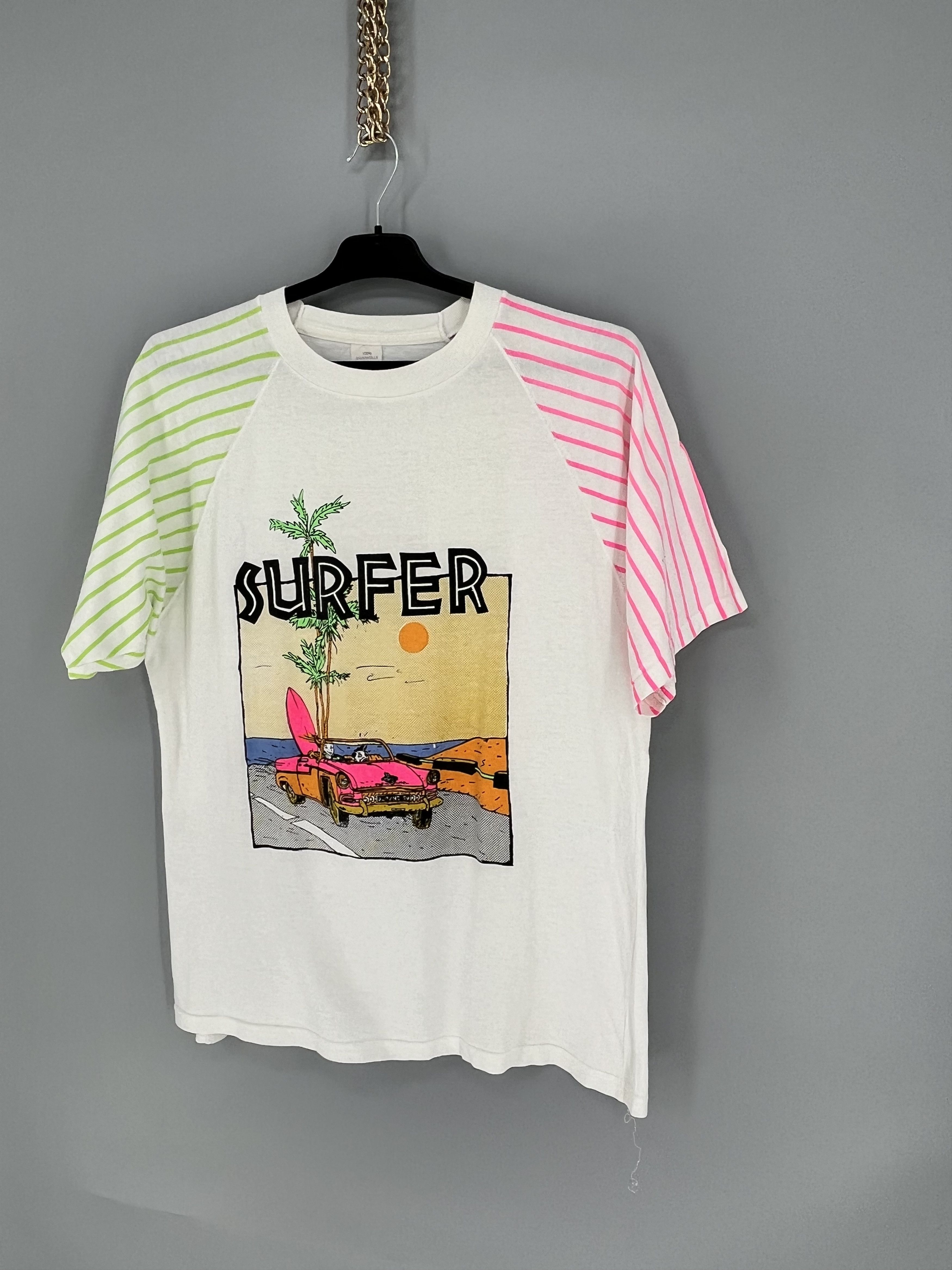 Vintage Vintage 90s Rare Crazy Surfer Skater Style Boot Tee M Size US M / EU 48-50 / 2 - 3 Thumbnail