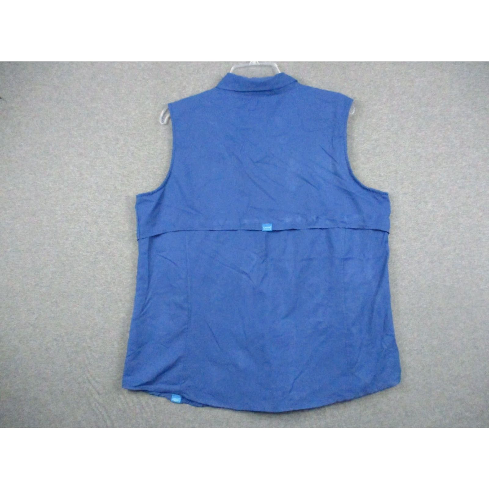 Vintage VINTAGE Aftco Bassmasters Shirt XL Women’s Blue Sleeveless Snap Button AFTECH Vented Size M / US 6-8 / IT 42-44 - 7 Thumbnail