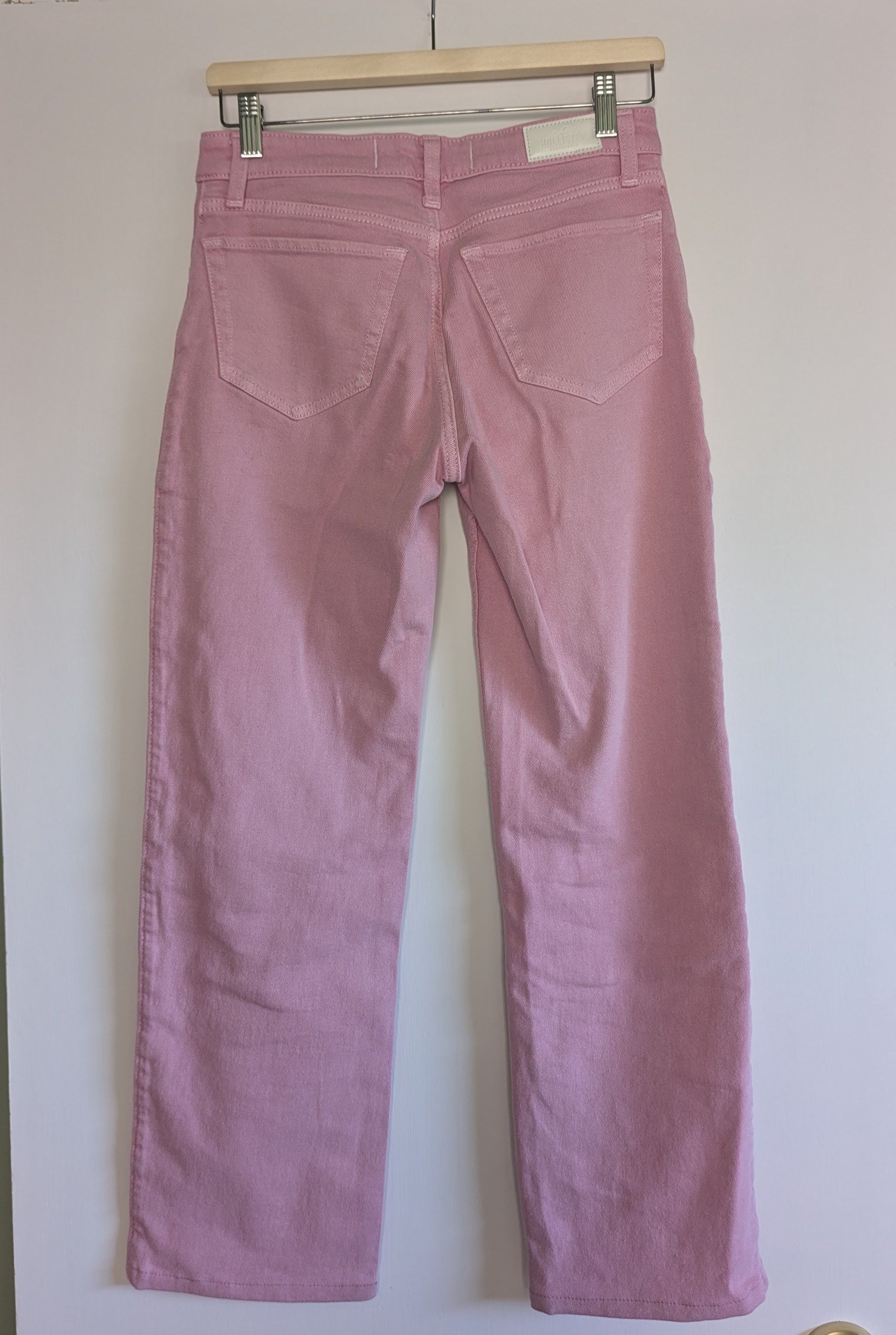 Hollister Hollister Low Rise Dad Jeans Pink W24 L31 NWOT Size 24" / US 00 / IT 34 - 2 Thumbnail
