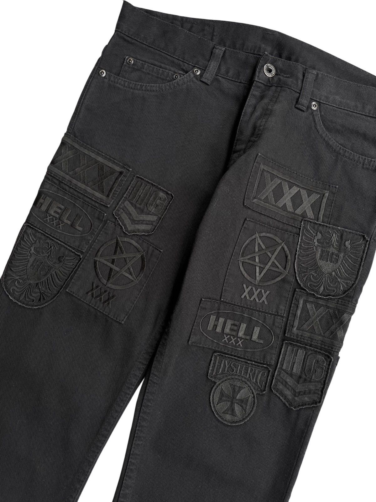 Hysteric Glamour XXX Patch Denim Size US 30 / EU 46 - 1 Thumbnail