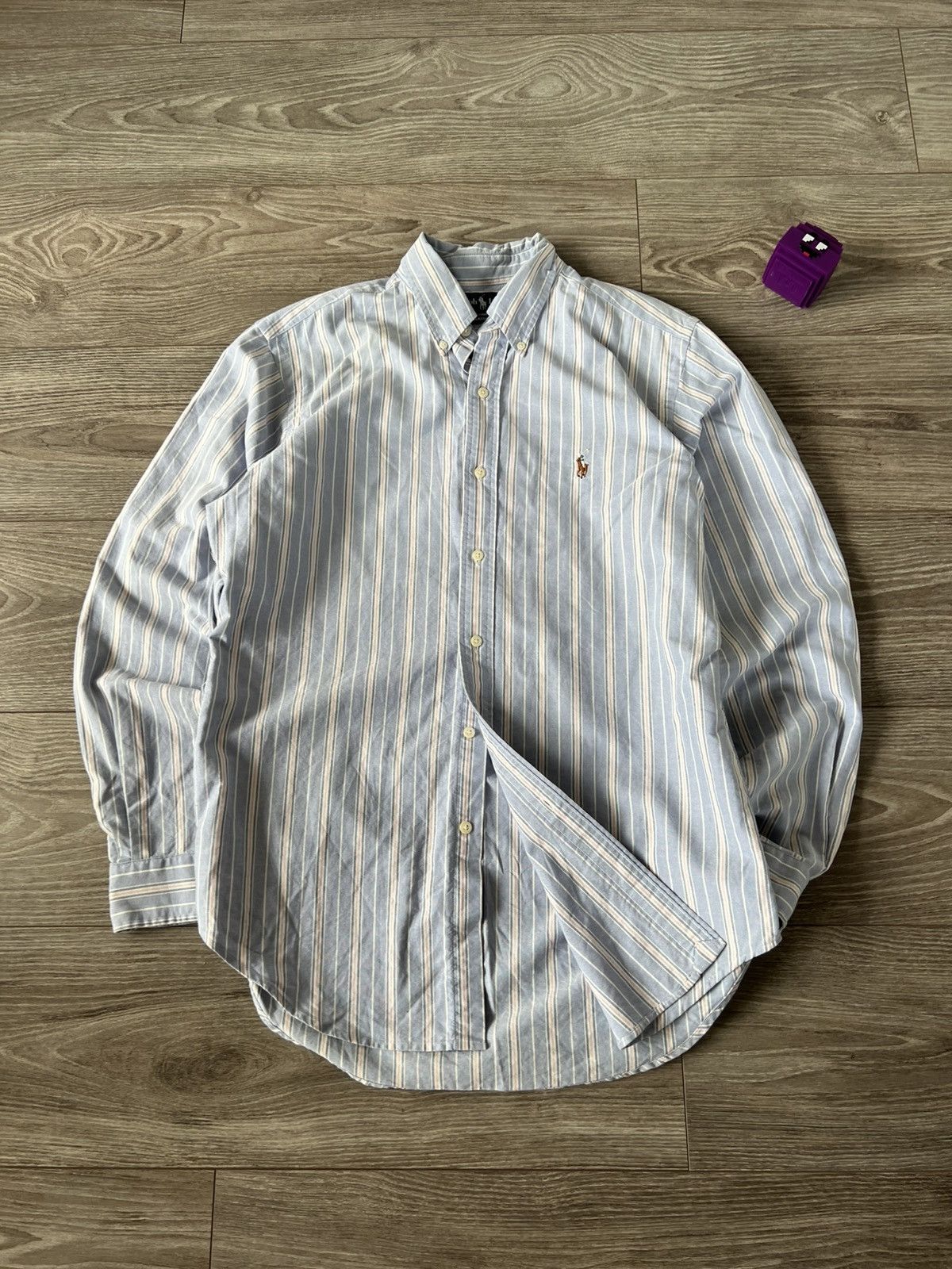 Polo Ralph Lauren Vintage Polo Ralph Lauren RRL Classic Fit Colour Logo Shirt Size US M / EU 48-50 / 2 - 5 Thumbnail