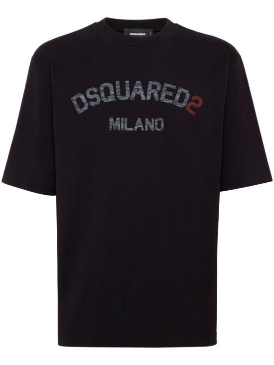 DSQUARED2 Men T-Shirts S74GD1399 D20020900 Black