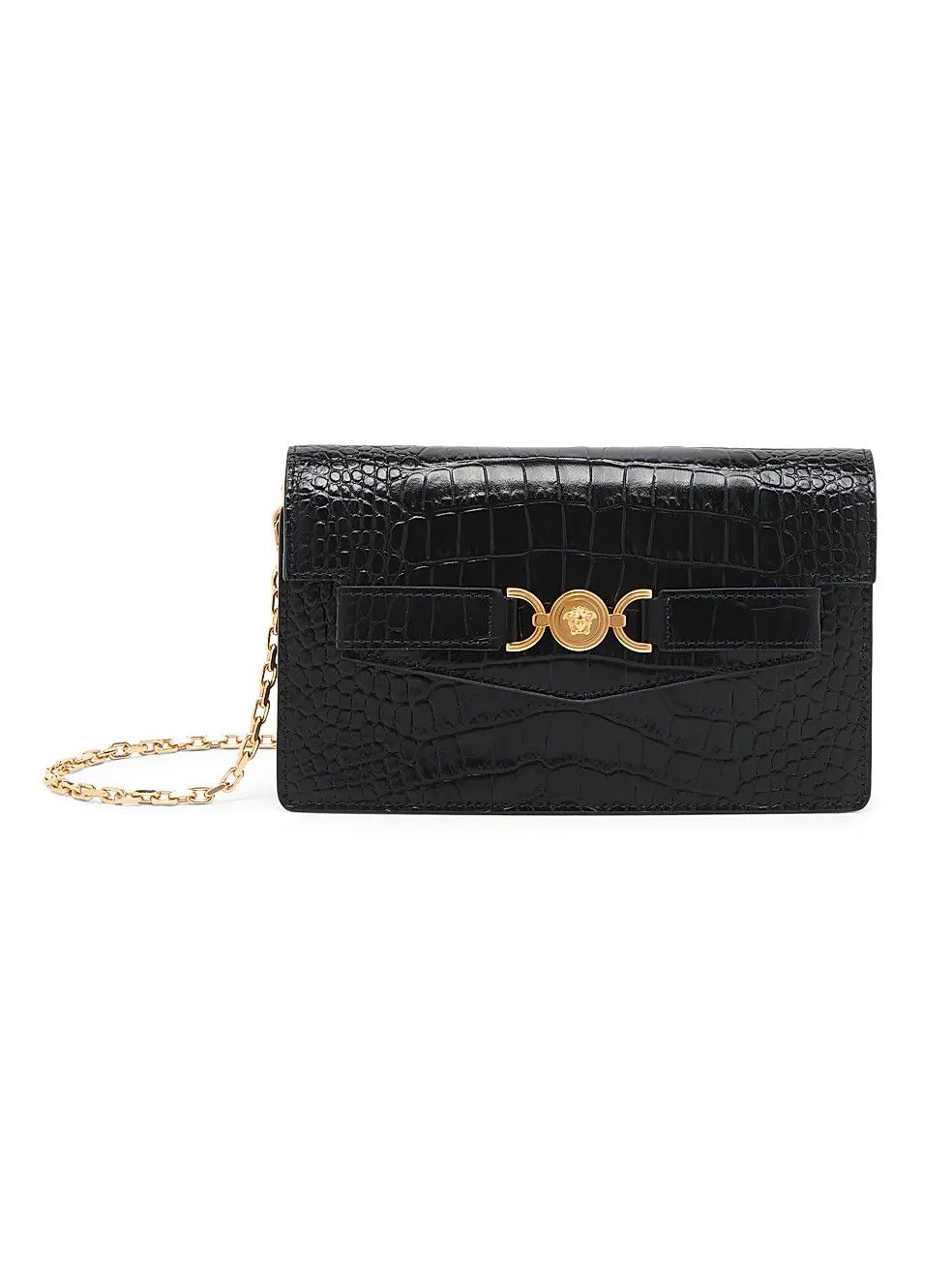 Versace os11x0326 Size: OS / Croc Wallet-On-Chain Shoulder Bag Size ONE SIZE - 1 Thumbnail