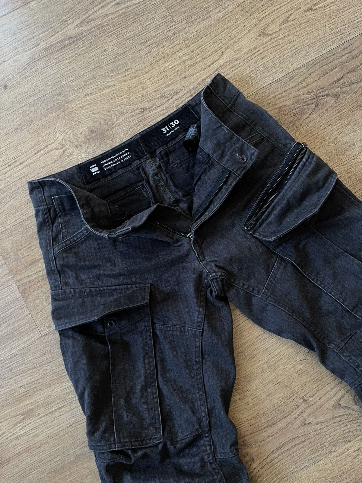 G-Star G-Star Rovic Zip 3D Regular Tapered Slim Cargo Pants Size US 31 - 6 Thumbnail