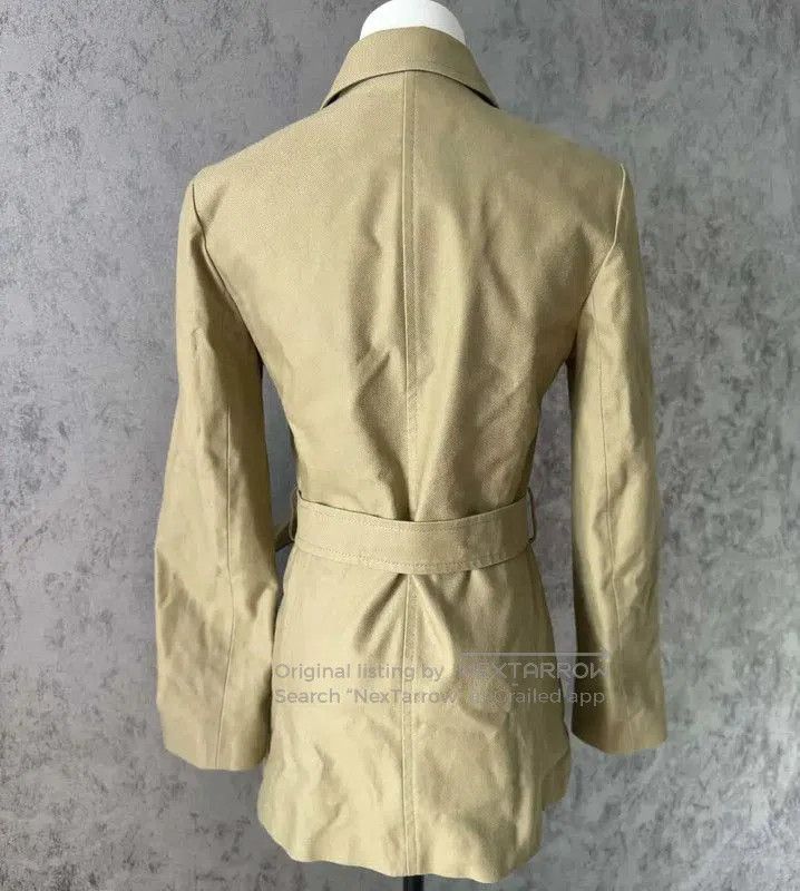 Burberry Burberry Green Cotton Long Coat for Women. Size M / US 6-8 / IT 42-44 - 5 Thumbnail