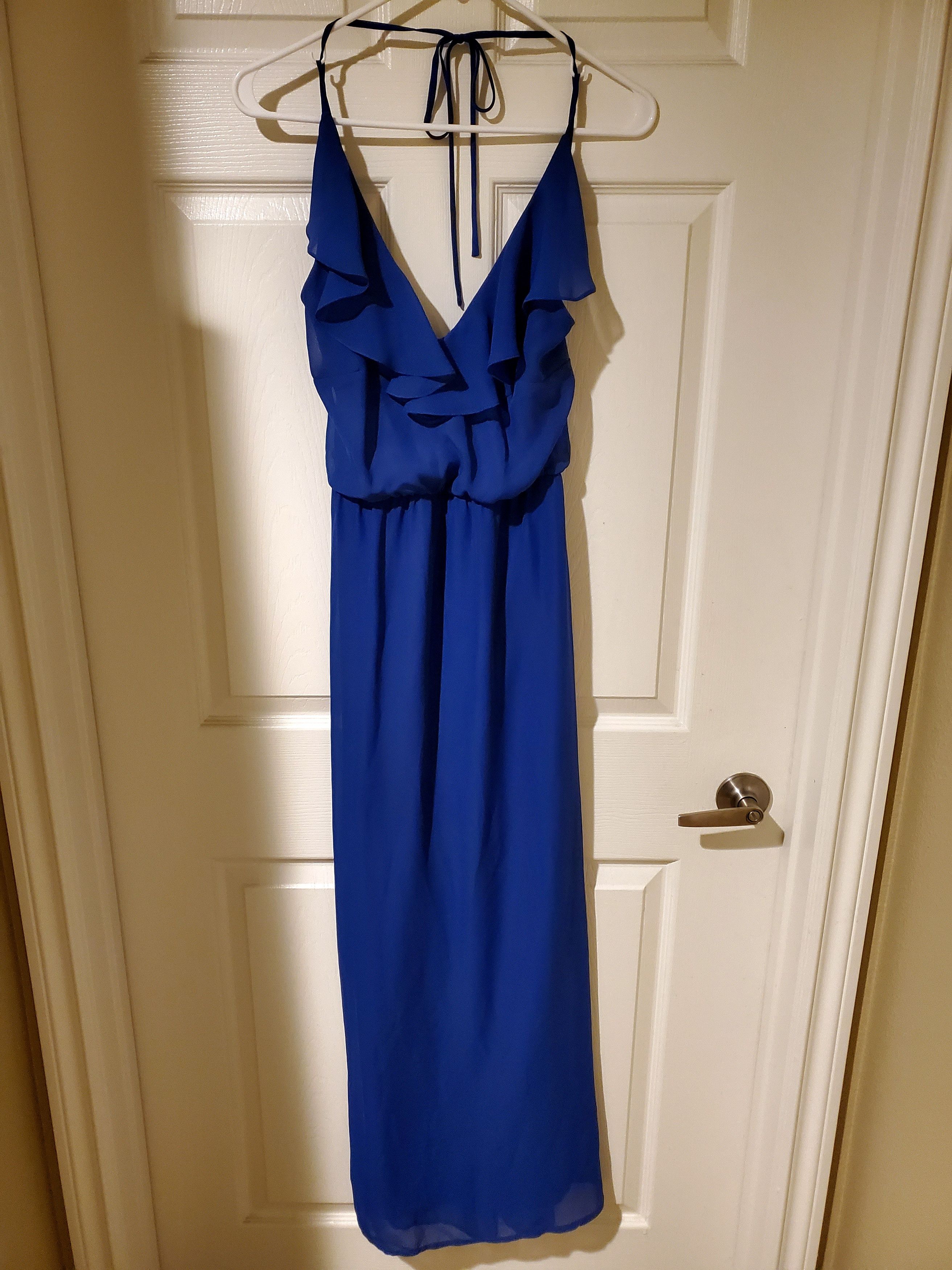 Other Nouvelle Amsale Royal Blue Maxi Dress (Size XS) Size XS / US 0-2 / IT 36-38 - 1 Thumbnail
