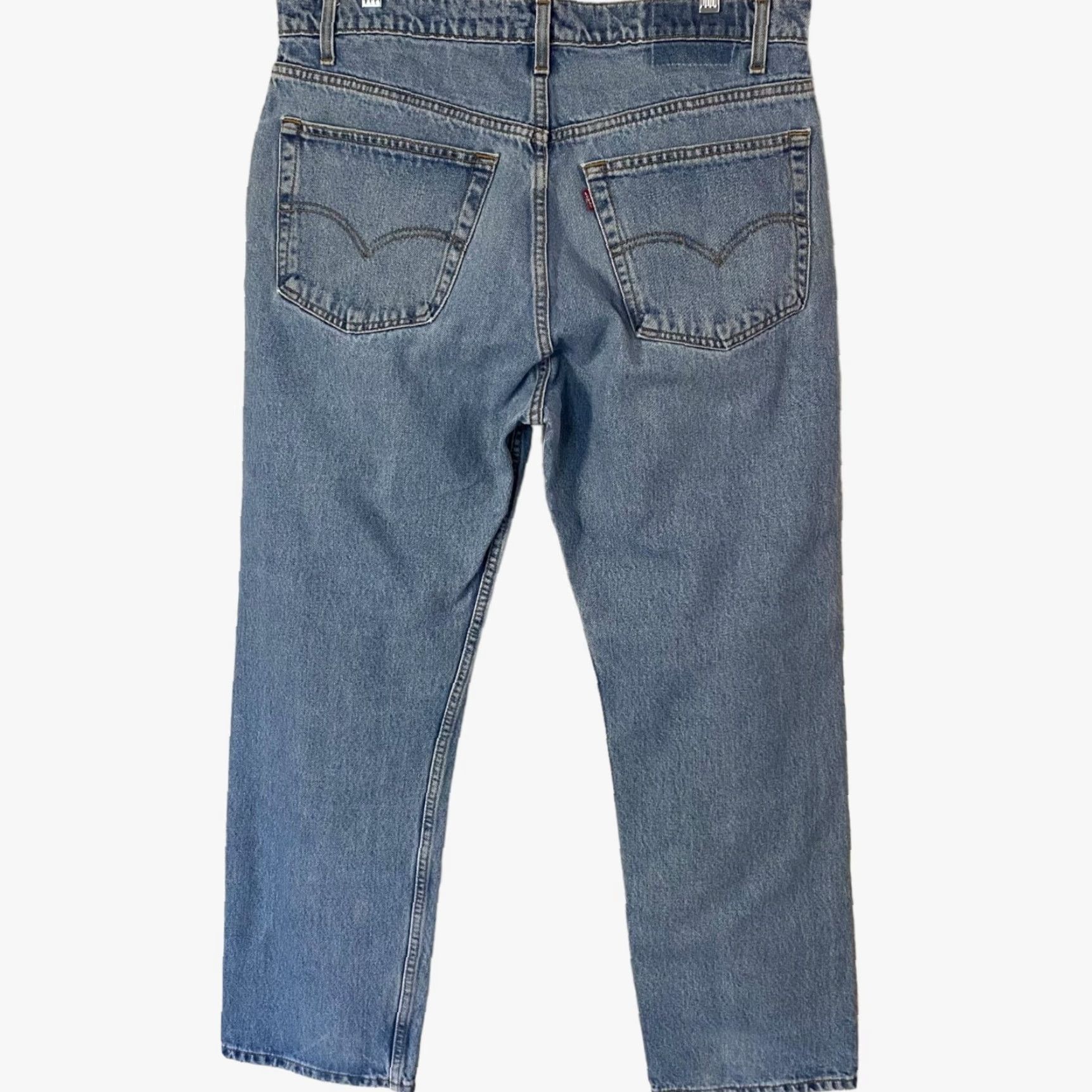 Levi's VINTAGE Levi's 505 Jeans Mens 38X30 Blue Denim Straight Leg 5-Pocket Cotton Regular Fit 1998 Size US 38 / EU 54 - 3 Thumbnail