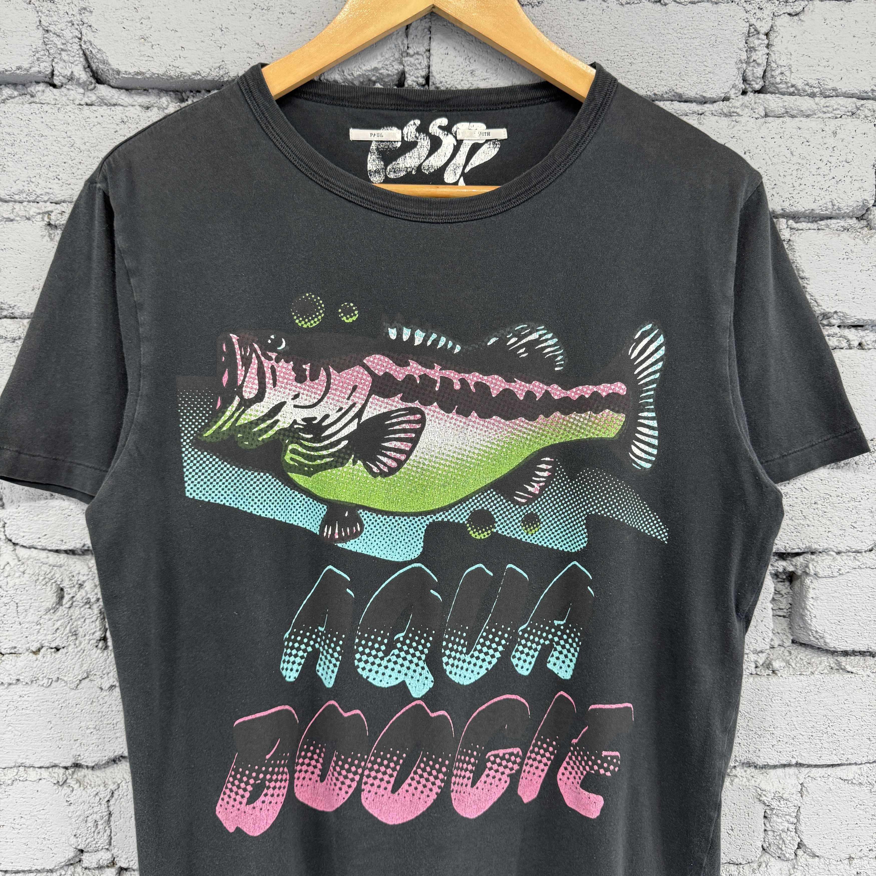 Paul Smith : Vintage 90s Paul Smith Psyco Alpha Disco Sunfaded Tshirt Size US L / EU 52-54 / 3 - 3 Thumbnail