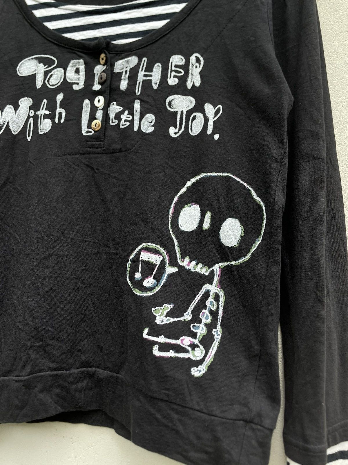 Hysteric Glamour Y2K Skeleton Lgb Style Double Layer Tees Size US M / EU 48-50 / 2 - 3 Thumbnail