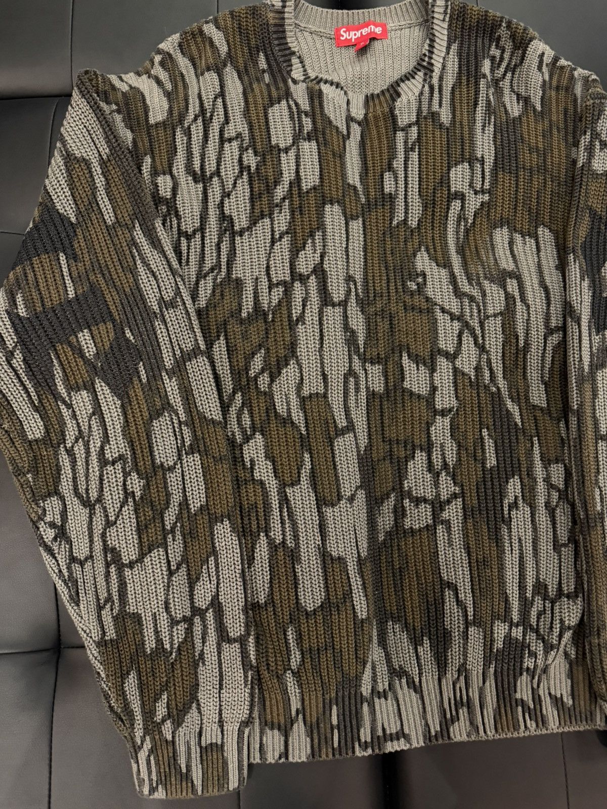 Supreme Size XL - Supreme Old English Printed Sweatshirt Mossy Oak Size US XL / EU 56 / 4 - 2 Thumbnail