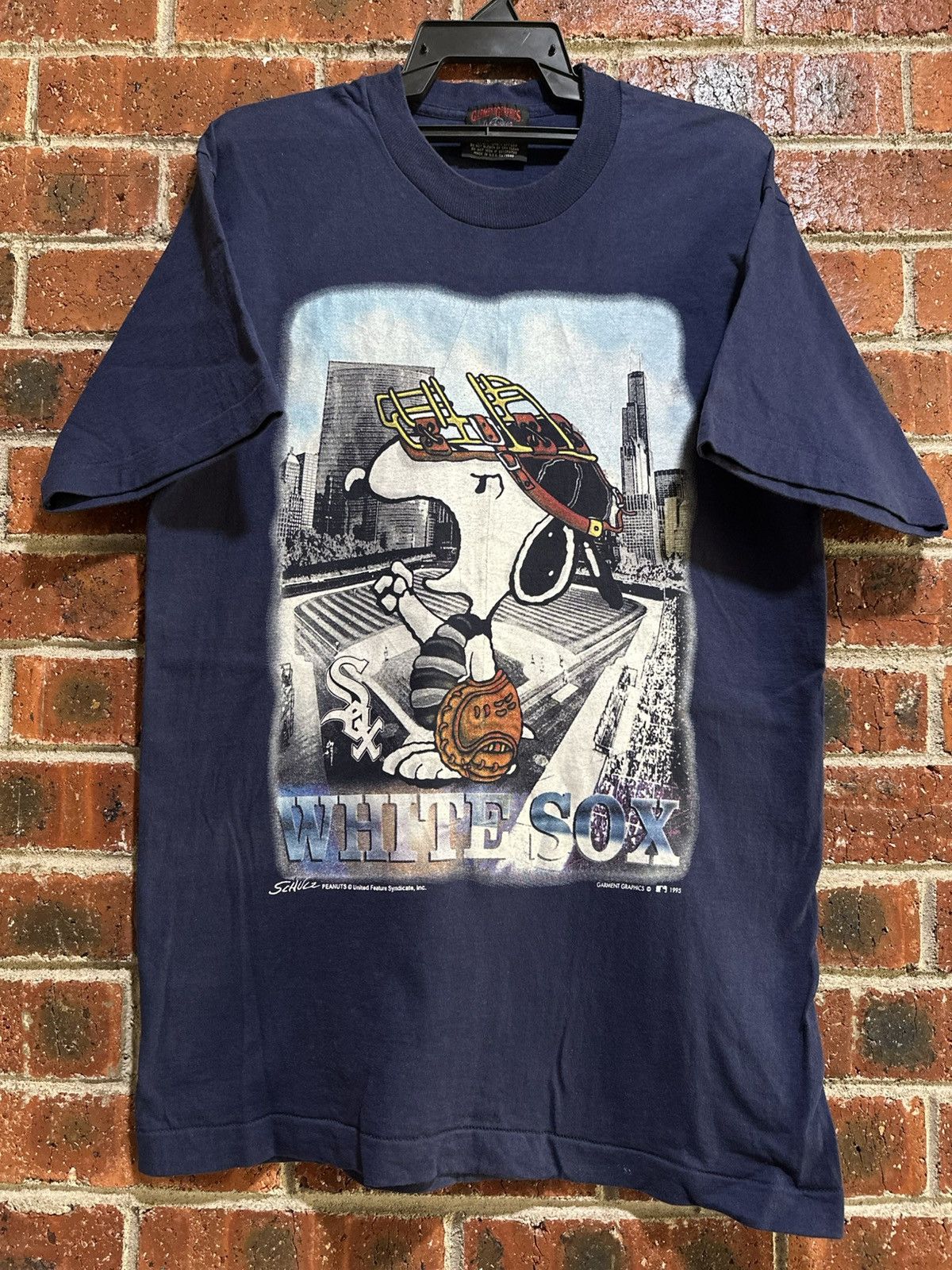 Vintage White Sox X Peanuts Faded Tee