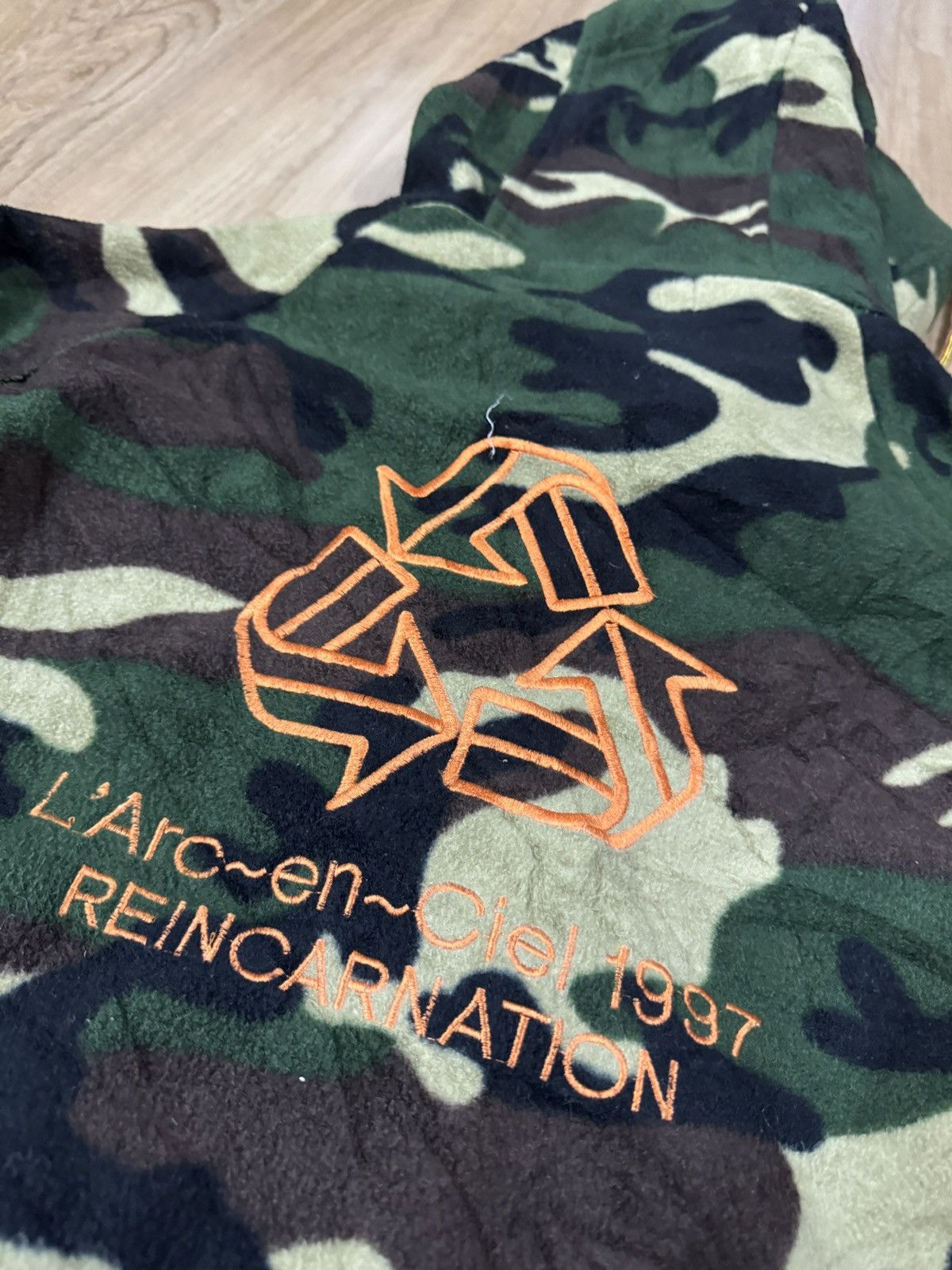 Japanese Brand L AR EN CIEL 97 REINCARNATION TOUR ARMY JACKET Size US L / EU 52-54 / 3 - 6 Thumbnail