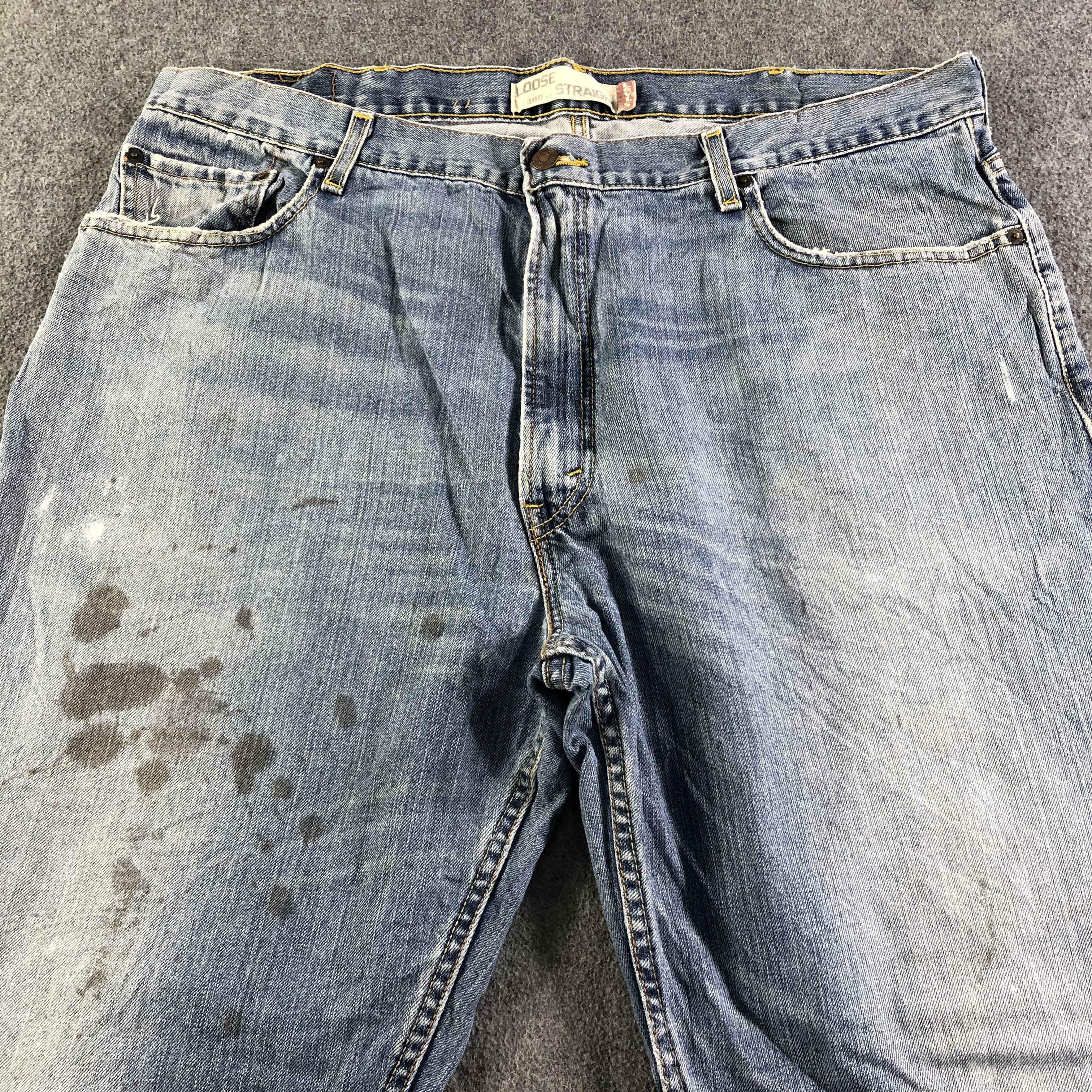 Levi's Vintage Blue Wash Levis 569 Jeans-J3150 Size US 42 / EU 58 - 3 Thumbnail