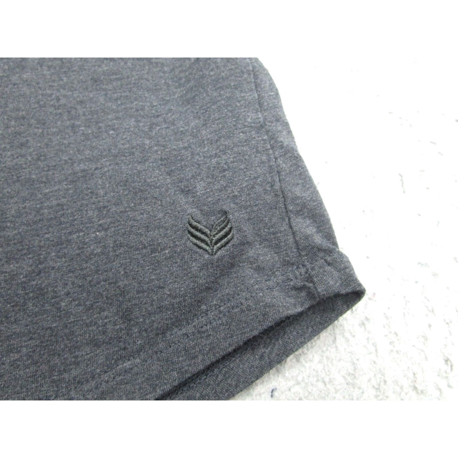 Vintage Buttercloth Shirt Gray XL Regular Slim Fit Short Sleeve Cotton Jersey Grunge Mens Size US XL / EU 56 / 4 - 4 Thumbnail